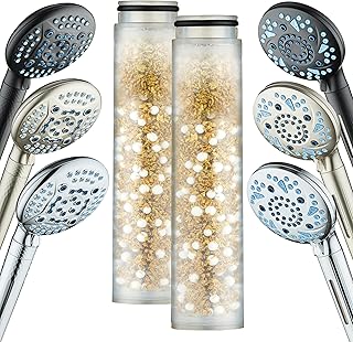 AquaCare 2-pack American KDF Pure Stay-Clean Shower Filter Replacement C...