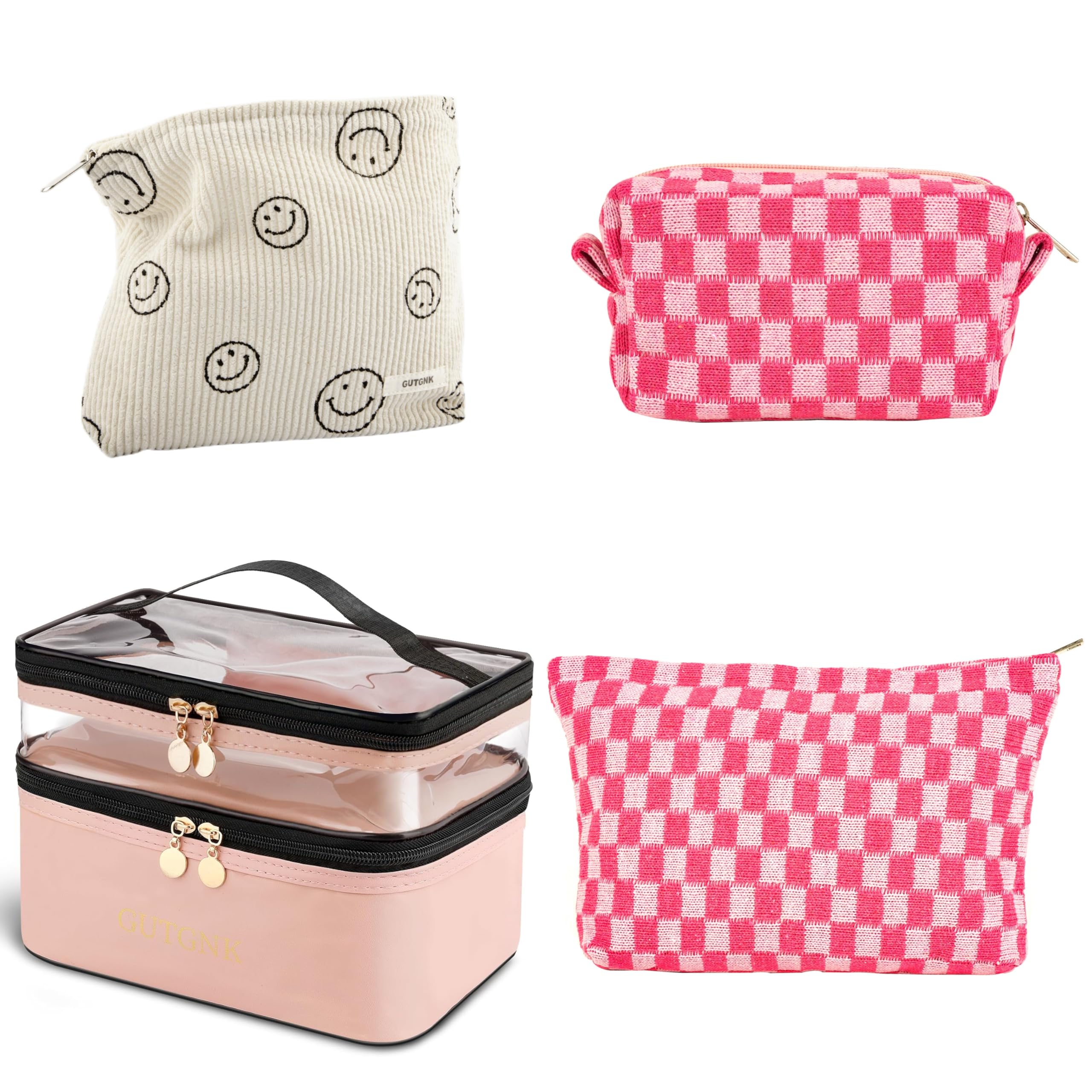 GUTGNK Multi-purpose, multi-style, multi-capacity cosmetic bag