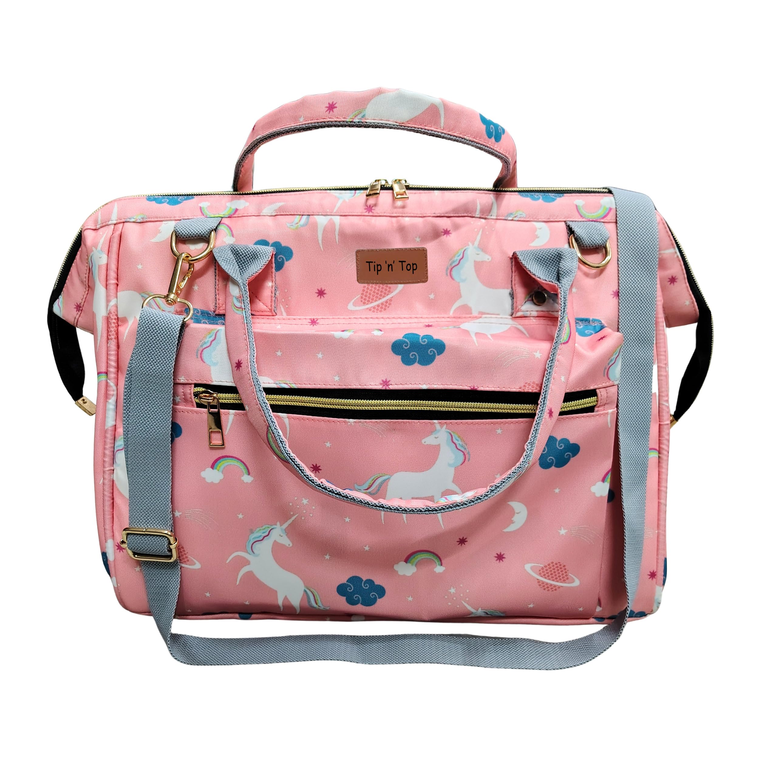 Tip 'n' Top Premium Baby Diaper Backpack with Insulated Bottle Pockets Diaper Handbag Maternity Hospital Bag-image-8