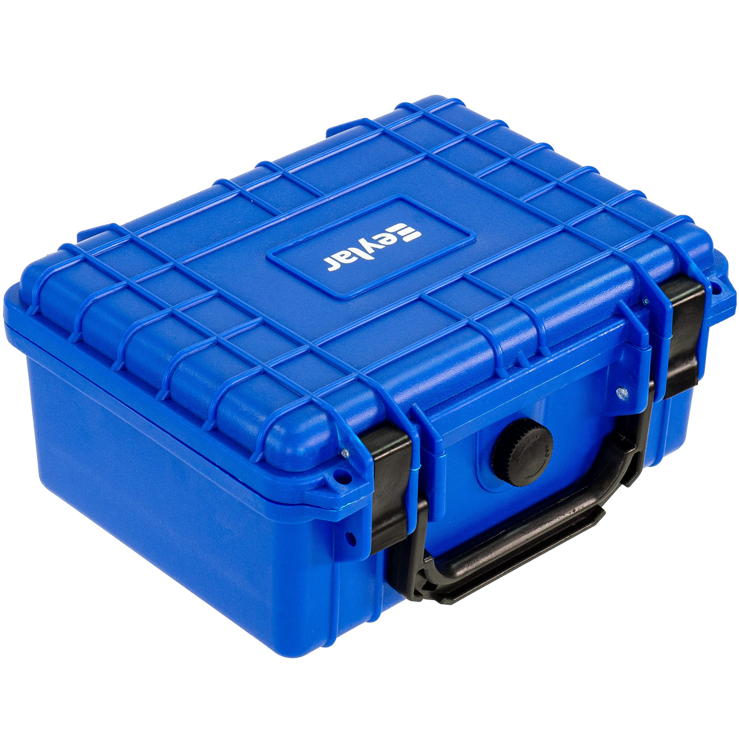 Eylar Funda rígida protectora para cámara, a prueba de agua y golpes, con espuma, estándares TSA de 9.1 pulgadas, 7.5 pulgadas, 4.3 pulgadas (azul)