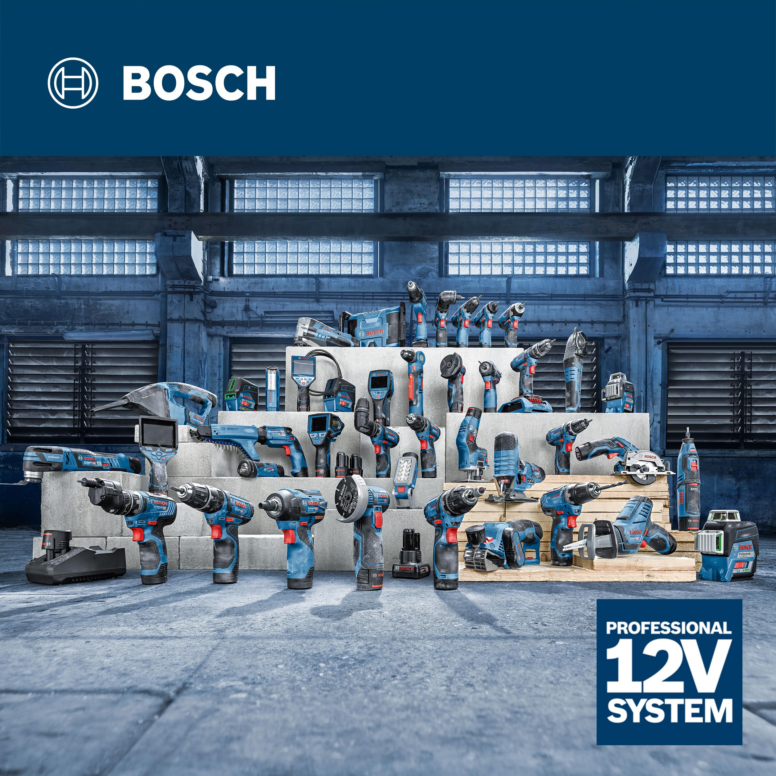 Bosch PRO GIS12V‑700‑14 Infrarot‑Thermometer, großes Grafik‑Display, IP54, 2 m Sturzschutz, Dual‑Power, inkl. Batterieadapter & AA‑Batterien – präzise Temperaturmessung im Profi‑Bereich