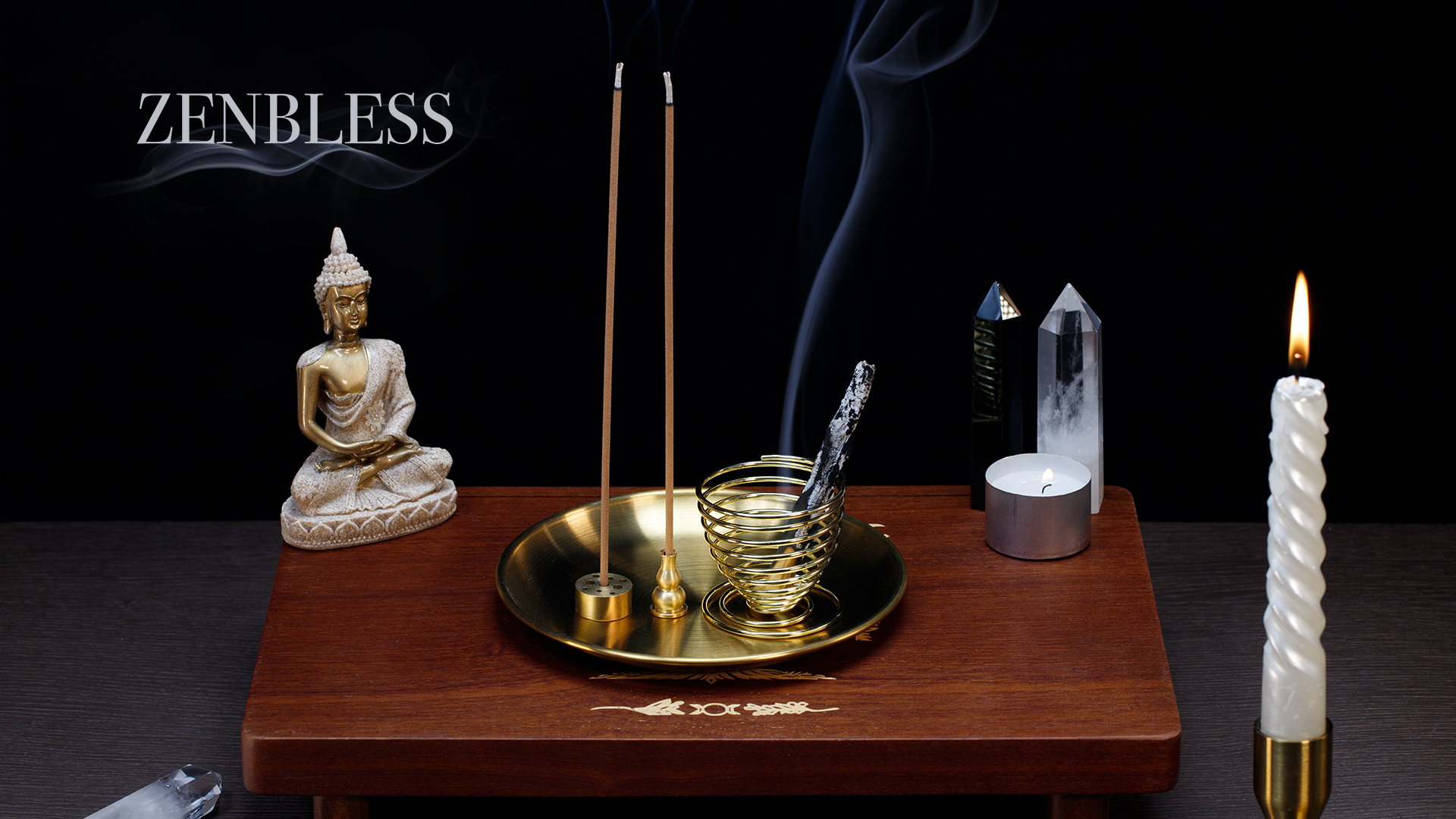 Amazon.com: ZenBless 5 in 1 Incense Burner, Palo Santo