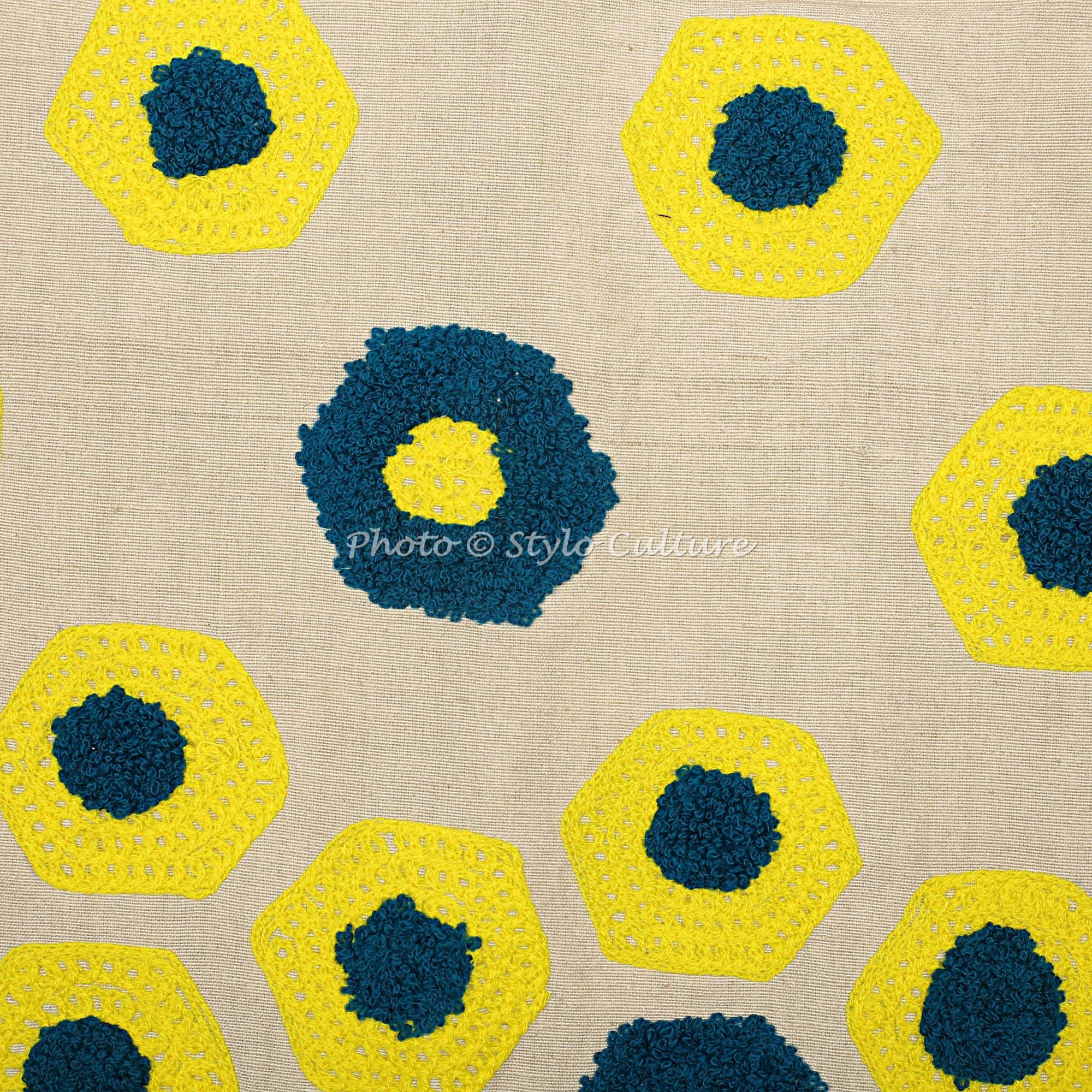 Indio Fundas Almohadones Decorativa 40x40 cm Algodón Geométrico Fundas De Cojines Silla Verde 16x16 Inch Pompón Bordado De Felpa Cuadrado Cremallera Fundas Cojines Sofa - 5 Pcs