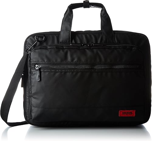 Amazon Co Jp サクソン ビジネスバッグ 3wayラウンド型 超軽量tpeコーティング B5pc対応 51800001 Bk シューズ バッグ