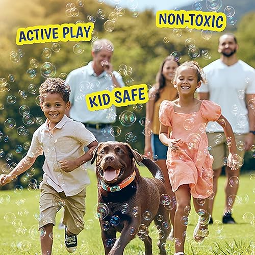 Miniatura 6 de Sunny Days Entertainment - Paquete de 6 botellas de solución para burbujas – botellas de burbujas de 4 onzas con varitas de 6 agujeros | Solución de