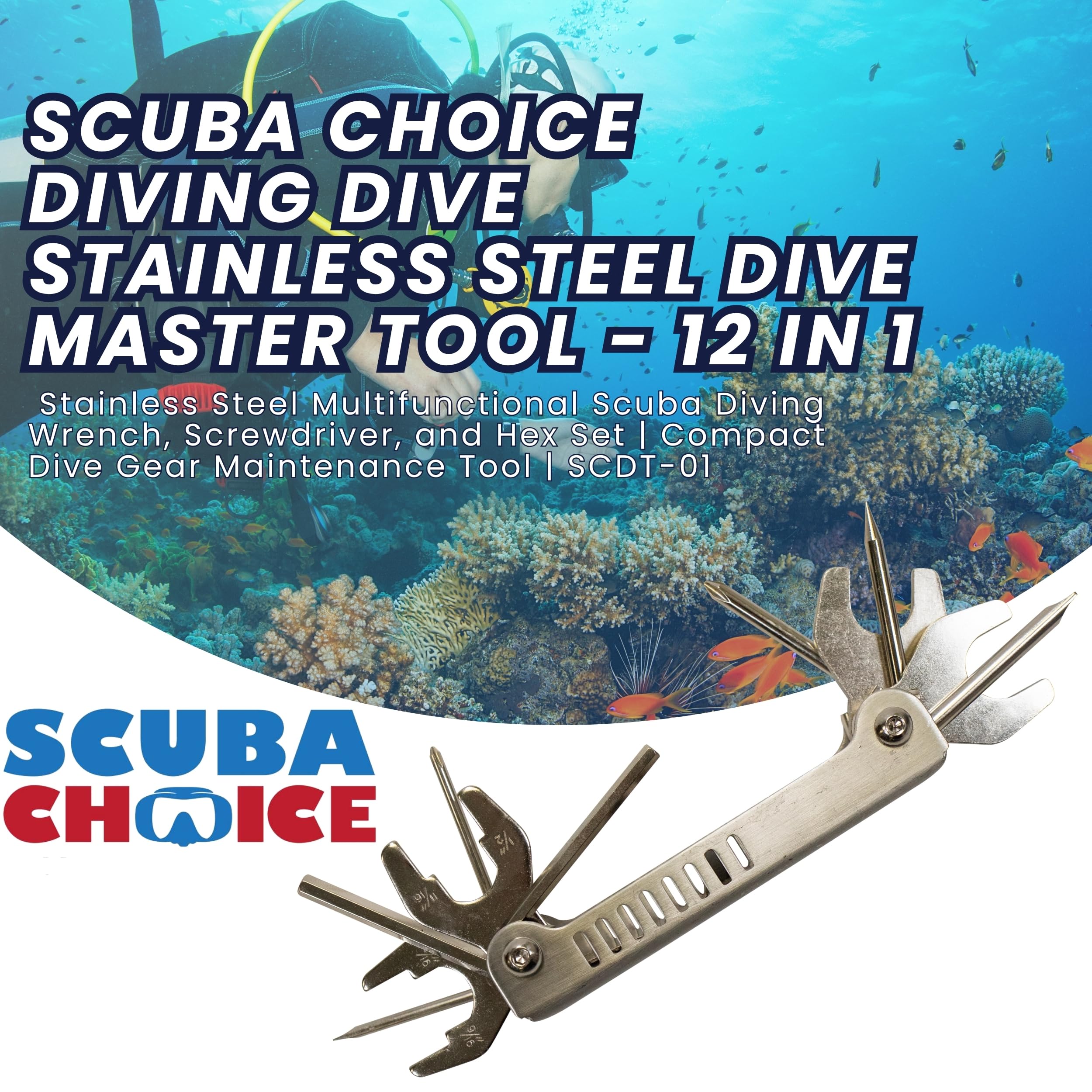 Seac 7mm Threaded Notched Euro Shaft for Sting Speargun - 80 cm (for 65 cm Gun)