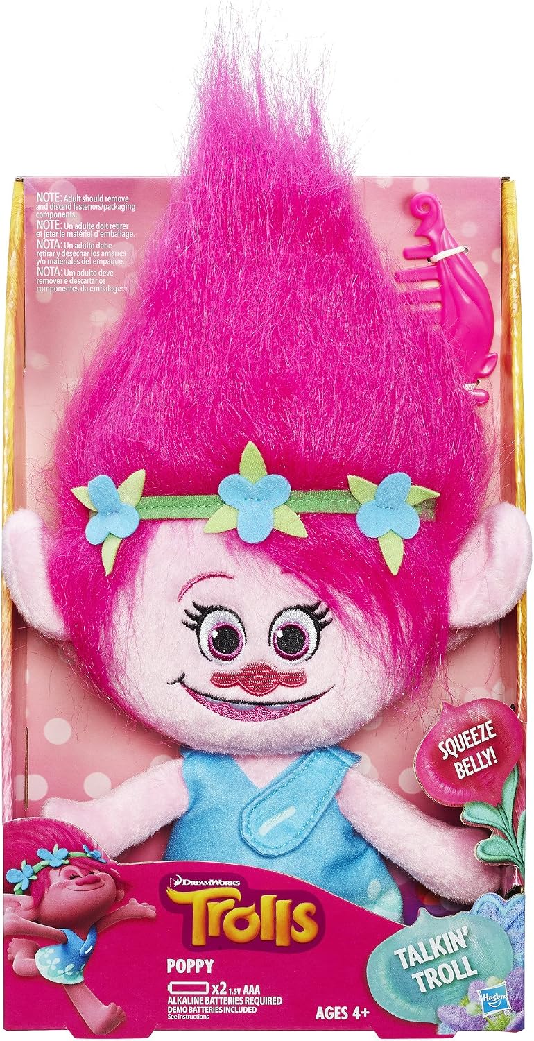 Trolls DreamWorks Poppy Talkin Plush Doll