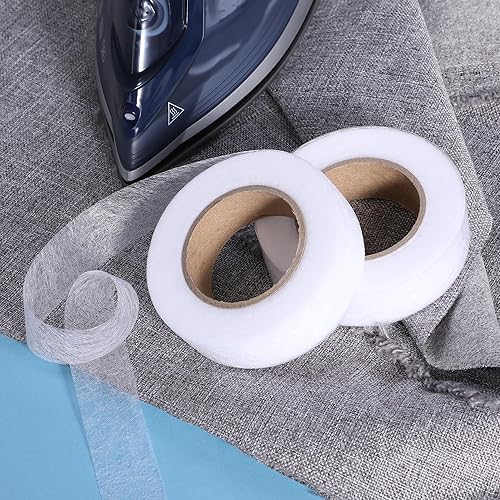 Miniatura 5 de Cinta de fusión de tela, cinta de dobladillo para planchar, cinta de dobladillo de fusión de doble cara, adhesivo duradero para faldas, jeans, ropa,