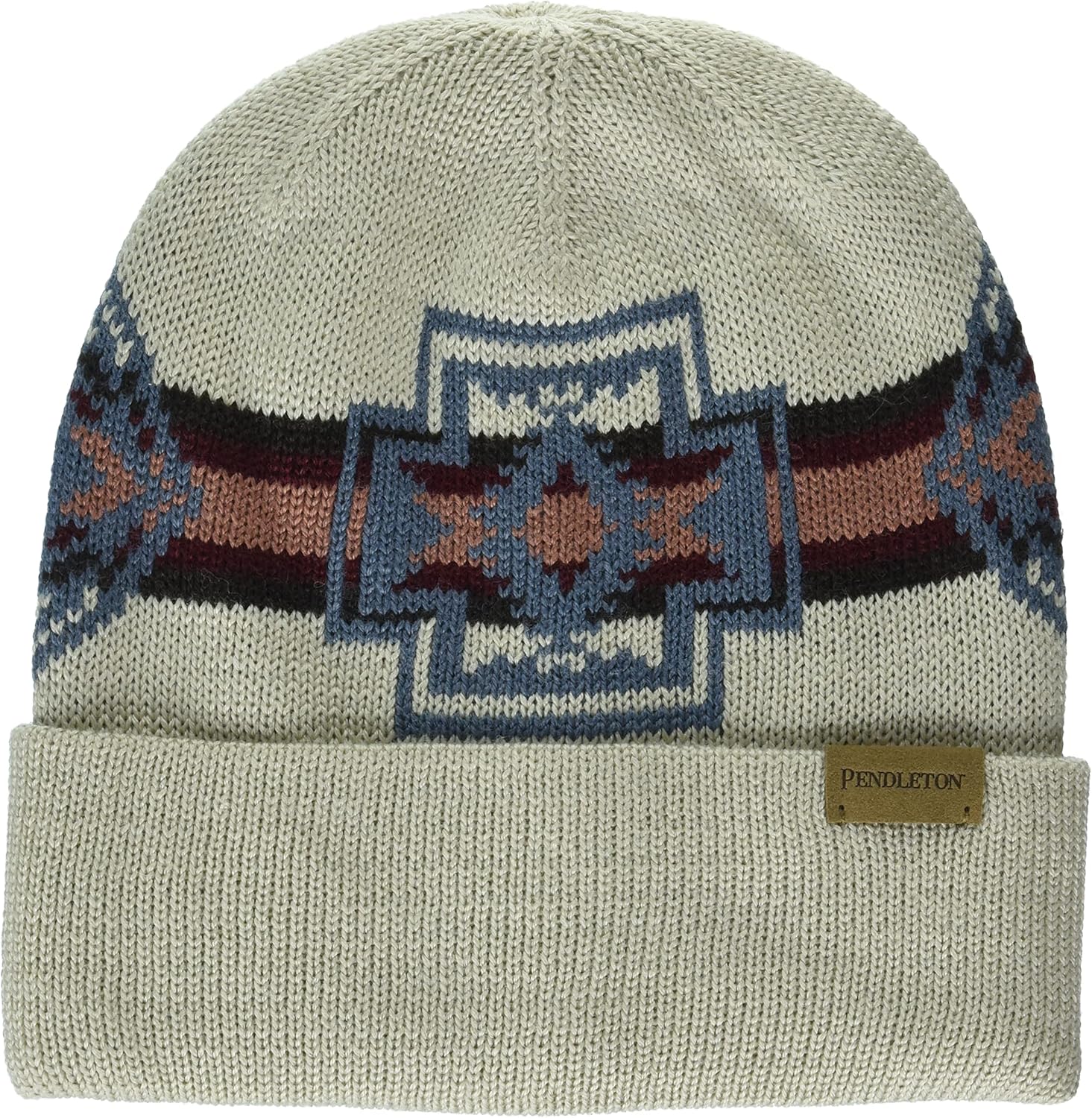 Pendleton Knit Beanie, Harding Ivory, One Size
