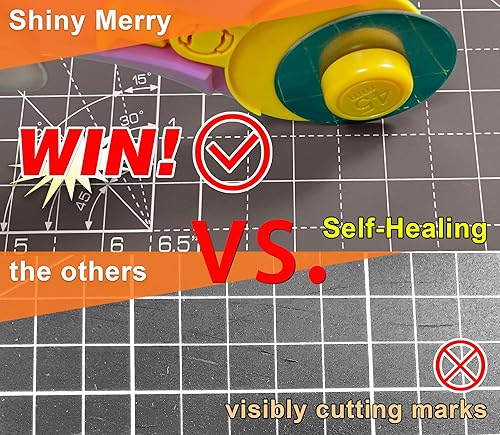 Miniatura 5 de Alfombrilla de corte A1 de alrededor de 24 x 36 pulgadas, alfombrilla de corte autorreparable de doble cara de 5 capas para manualidades, tela,