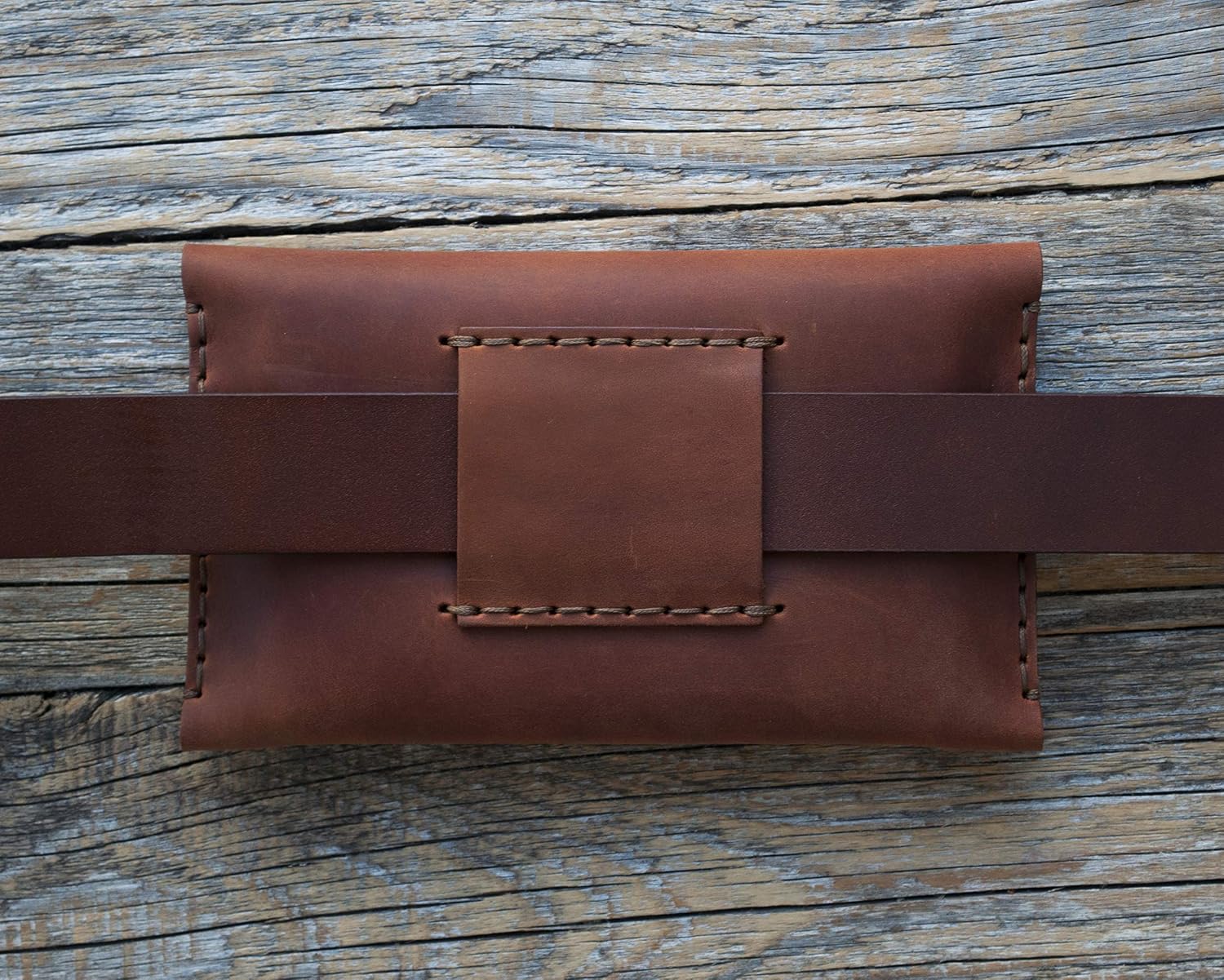 Bovine Leather Case for Microsoft Surface Duo 2, Cover Holster, Fanny Pack