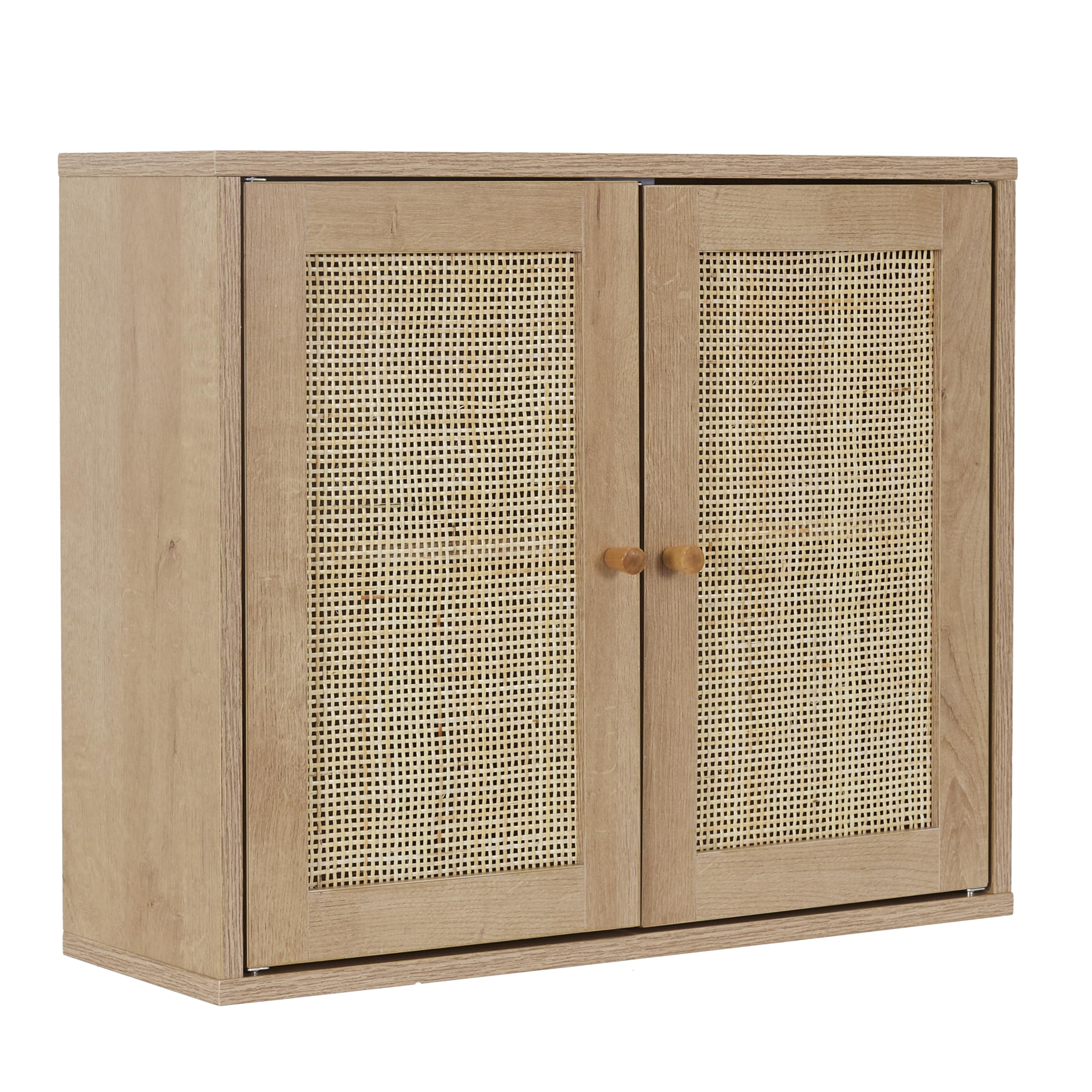 HOME DECO FACTORY - Armoire Murale Modèle Bali Collection Natural Crush - Meuble de Salle de Bain - 60 x 50 x 20 cm - Marron - Design Élégant et Pratique pour Votre Intérieur - Modèle Bali | Panneaux de particules, armoire murale, modèle Bali, salle de ba