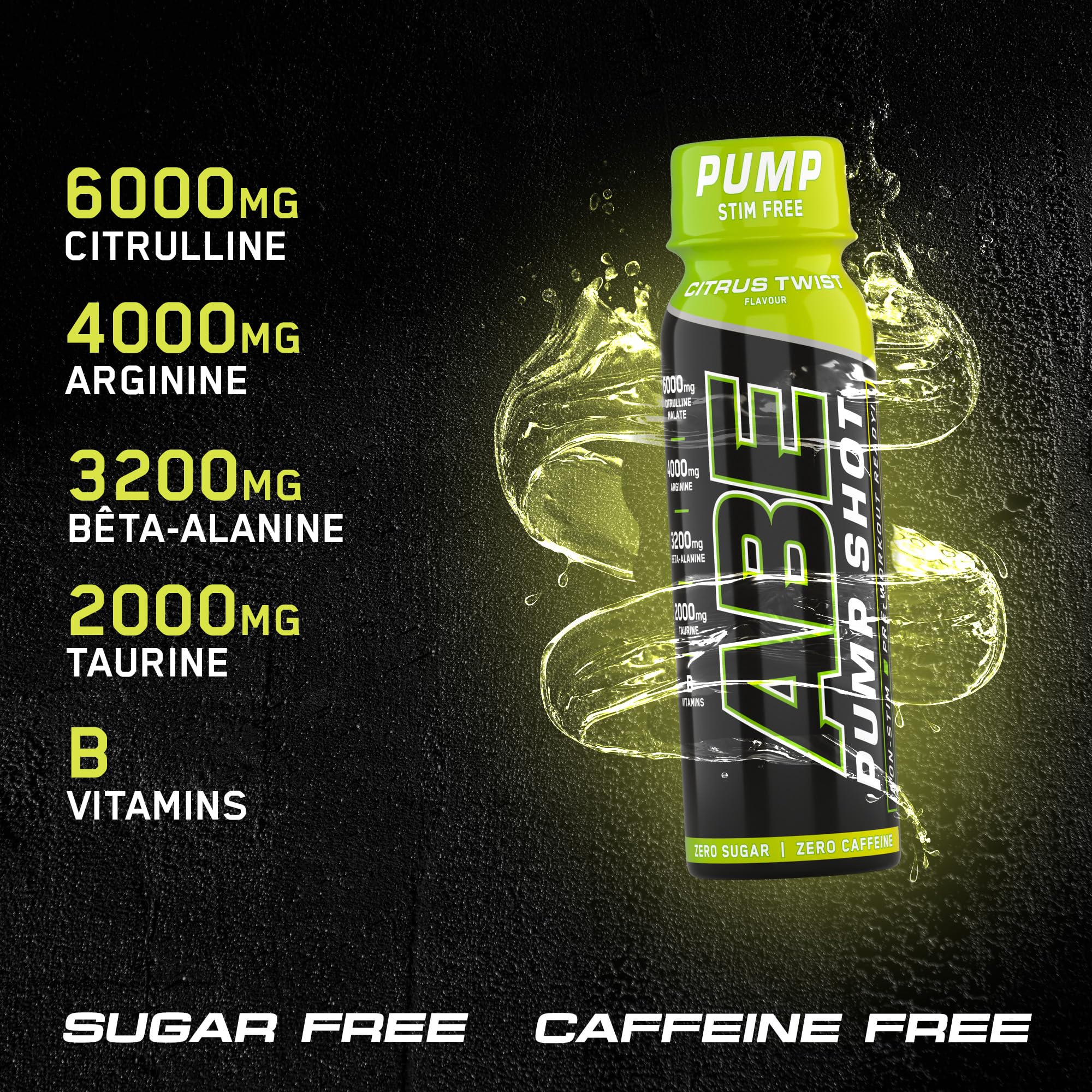 Applied Nutrition ABE Pump Shot (12x100ml) Citrus Twist - Pre-Workout - Pre-Workout Shots