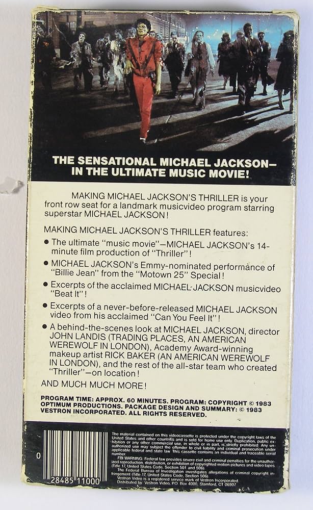 Amazon.co.jp: The Making of Thriller [VHS] : DVD