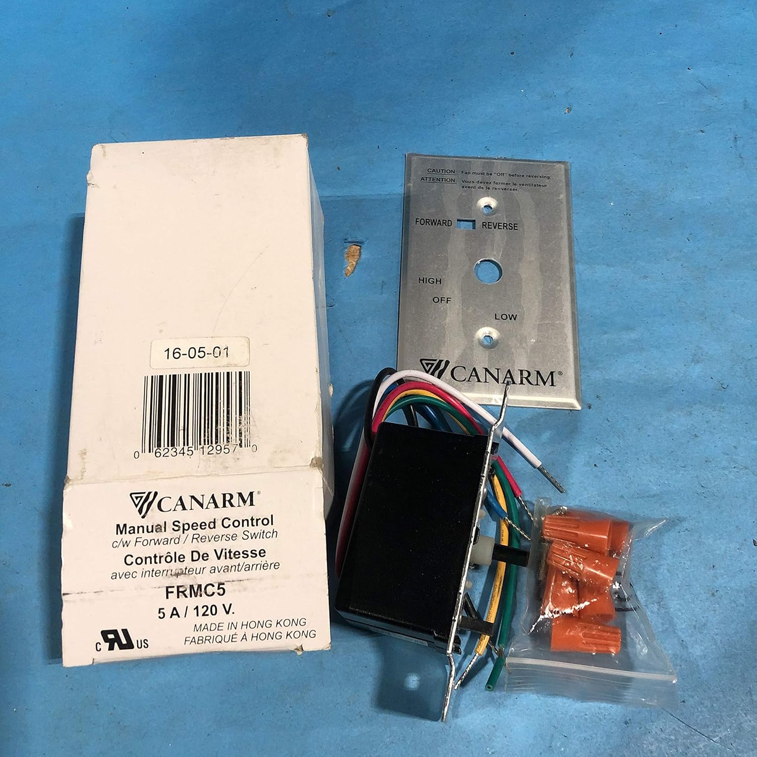Buу 1 gеt 1 Canarm Speed Control for Use With Canarm Industrial Ceiling Fans, Model CNFRMC5