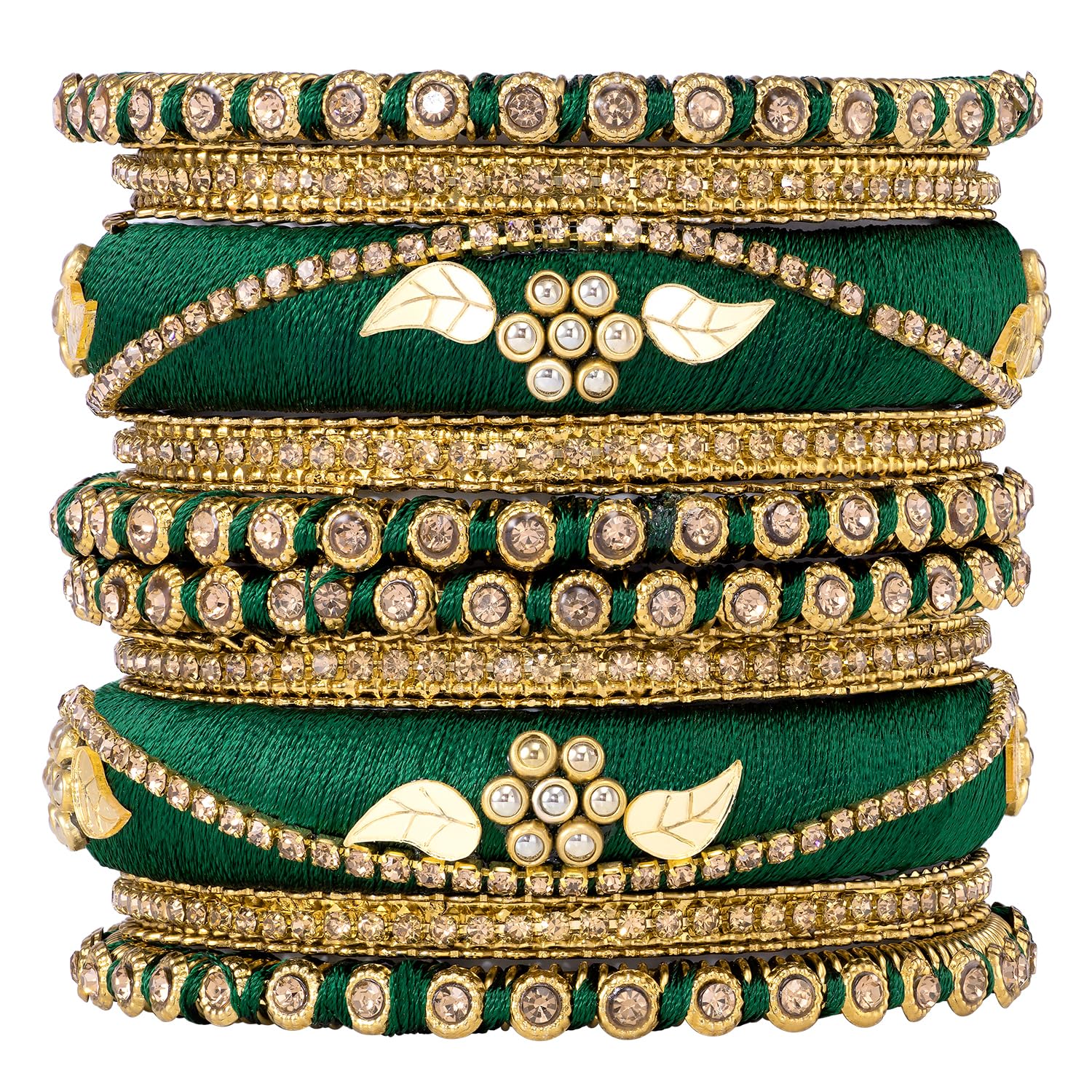 See full amazon price history chart for Peora Gold Plated Green Silk Thread & Stone Studded Chuda/Chura Bangle Set Ethnic Jewellery for Women Navratri Gift Peora Gold Plated Green Silk Thread & Stone Studded Chuda/Chura Bangle Set Ethnic Jewellery for Women Navratri Gift (B0CJFS1TT3) Amazon Price History, Amazon Price Tracker