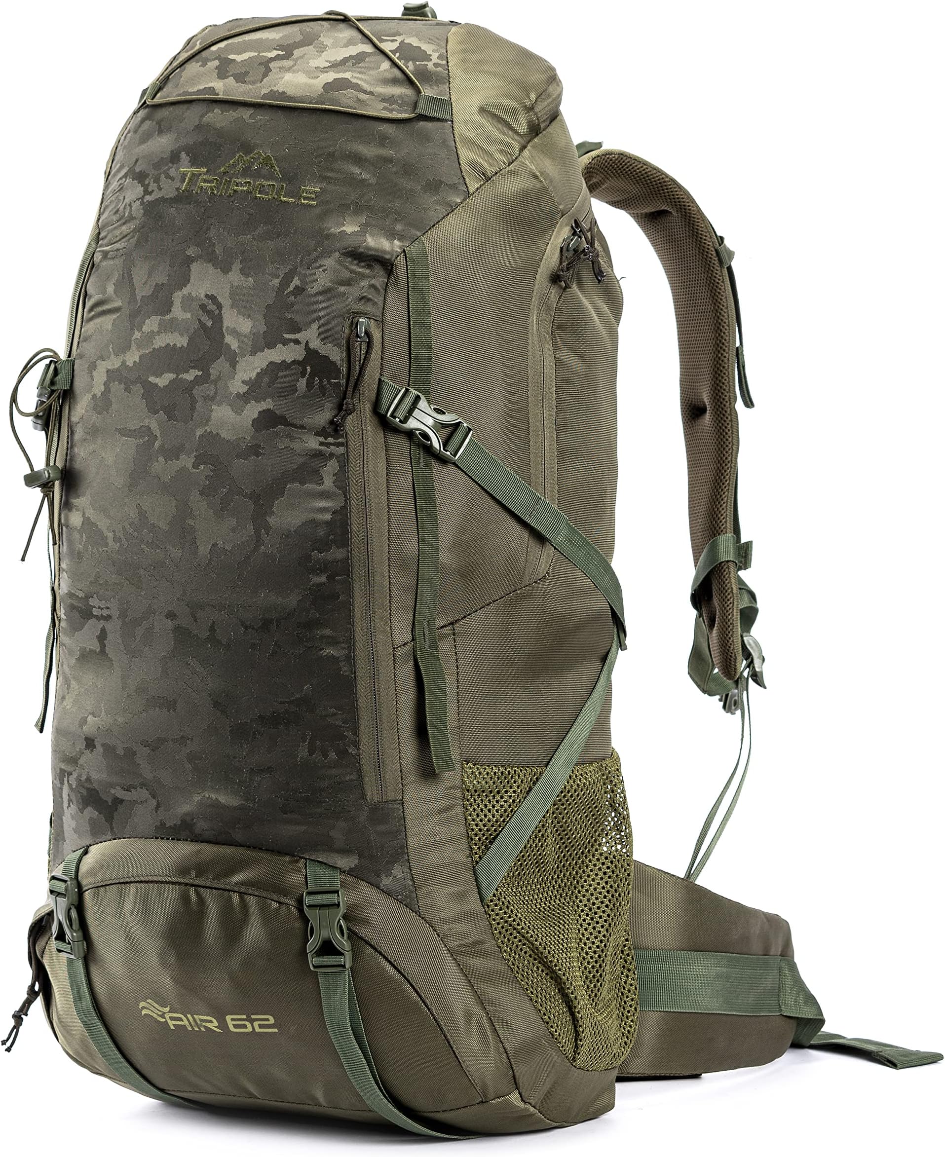 Tripole Air Trekking and Travel Rucksack with Rain Cover and Laptop Sleeve | 3 Year Warranty