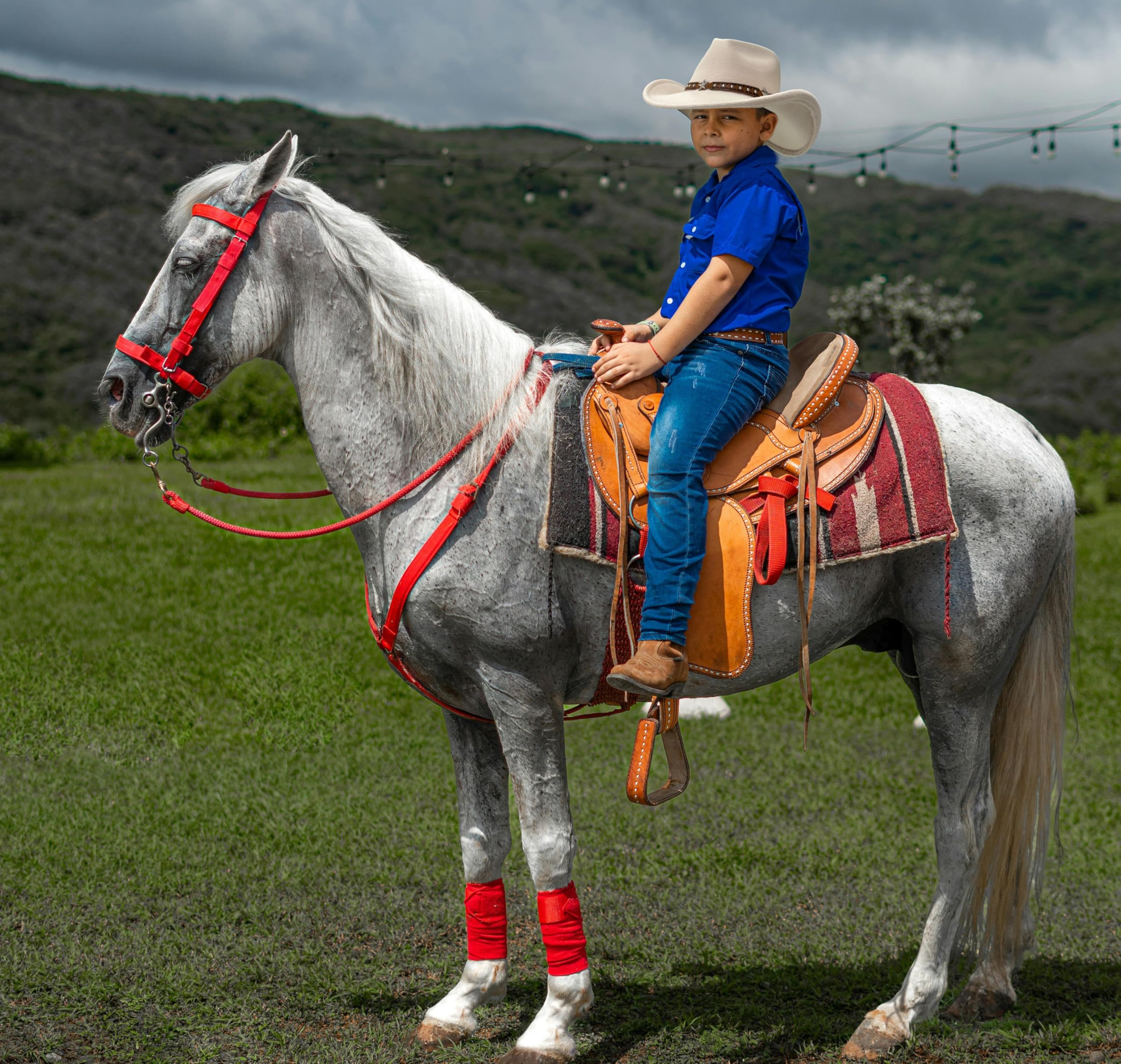 Jastore Sombrero de vaquero para bebé niña sombrero de vaquero occidental