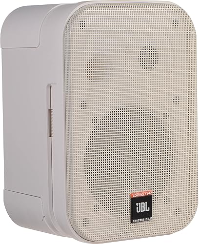 Miniatura 5 de JBL Profesional C1PRO-WH - Satélite pasivo compacto de alto rendimiento de 2 vías, 150 vatios 5.25 pulgadas, altavoces para estantería, cine en