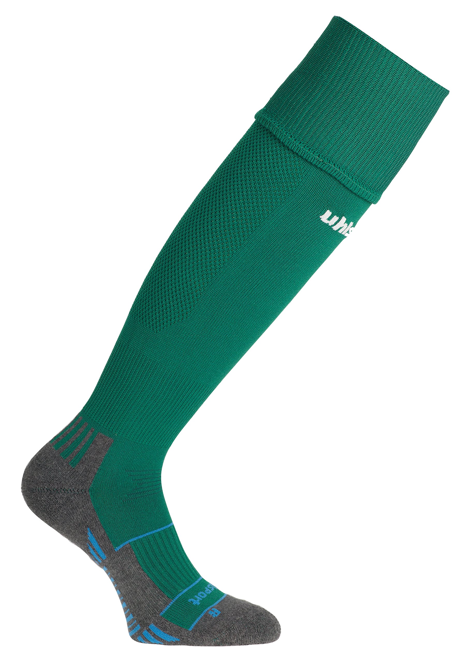 Uhlsport Unisex Team Pro Player Stocking Socks - Laguna/White, Size 33-36