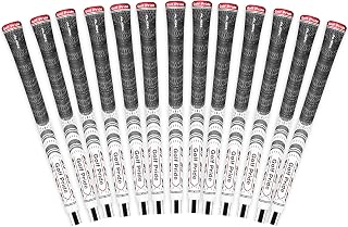 MCC ALIGN Golf Club Grip - All-Weather Hybrid Grip Set with Raised Ridge Technology - For Men & Women - Brushed Cotton Cord & Pebbled Texture - Midsize - 13 Pack - For Men & Women