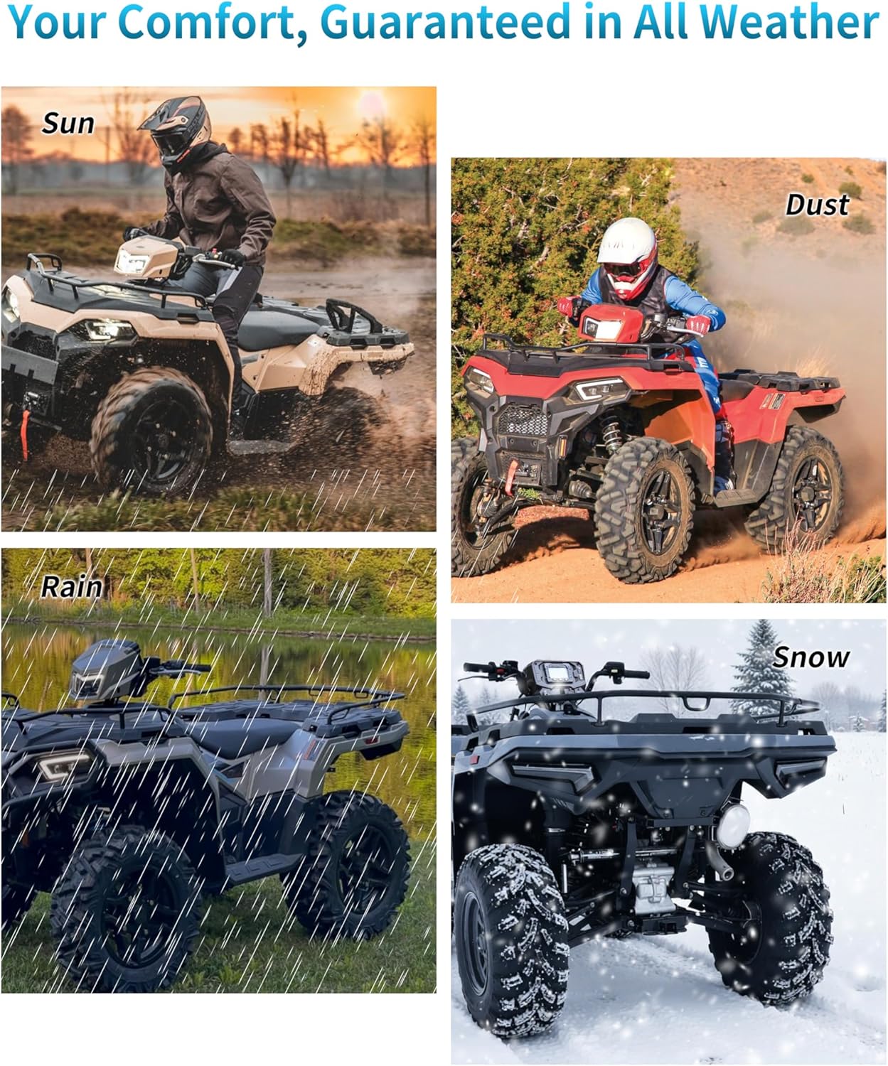 Rear Plastic Bumper Guard for Polaris Sportsman 570 450 Touring 2021-2025 Accessories, Black Combined Rear Lip, Replace OEM# 5458421-070