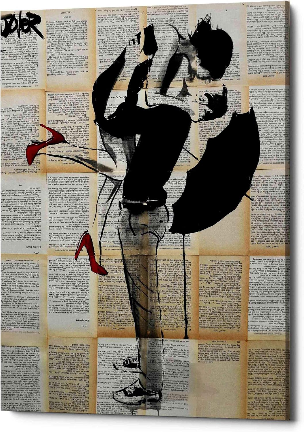 Epic Graffiti 'Always Again' by Loui Jover, Canvas Wall Art, 12"x18"