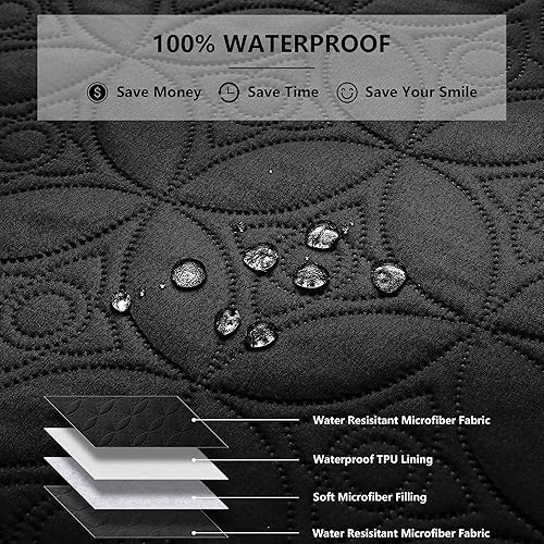 Miniatura 2 de Manta impermeable para perro, fundas de sofá para mascotas pequeñas para sofá, silla y cama, protector de muebles de perros, lavable y reversible