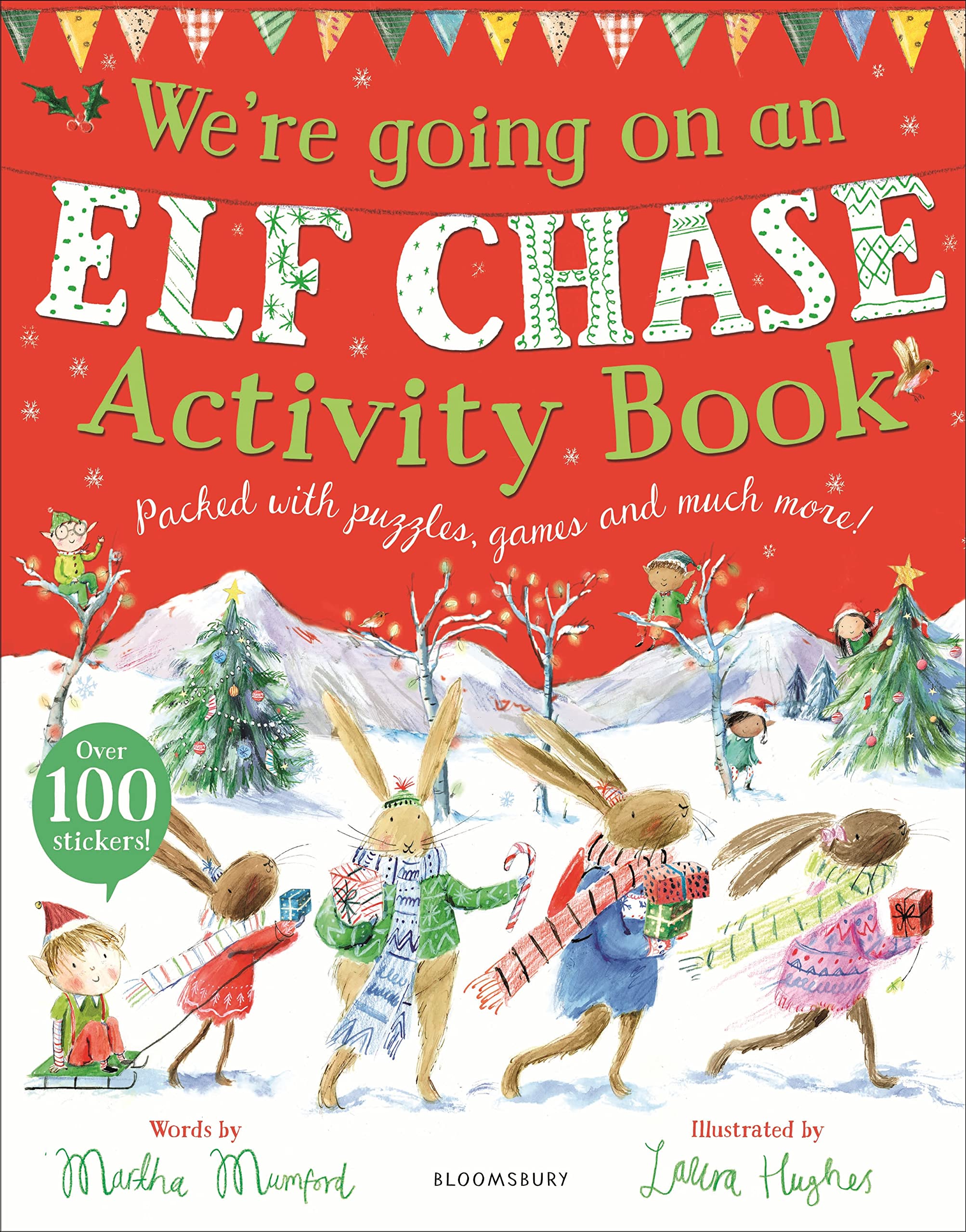 We're Going on an Elf Chase Activity Book (The Bunny Adventures)