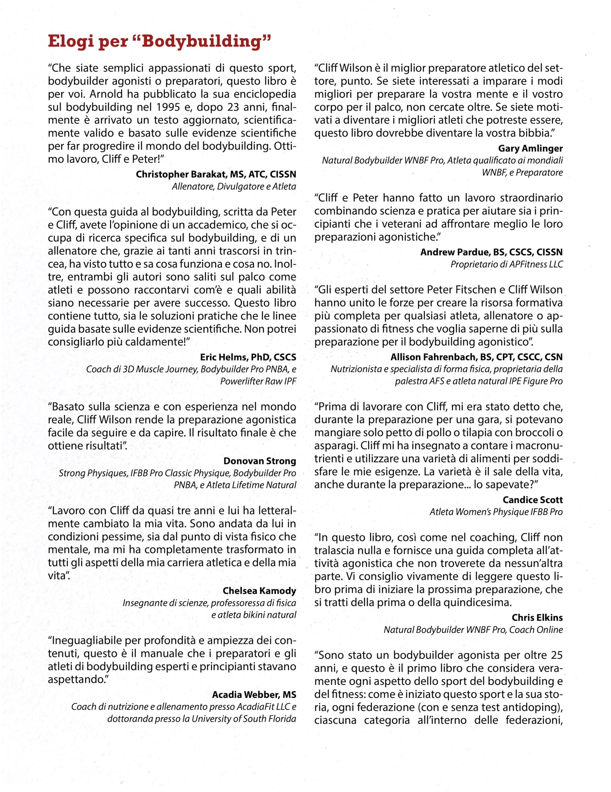 Bodybuilding. Il manuale completo della preparazione agonistica