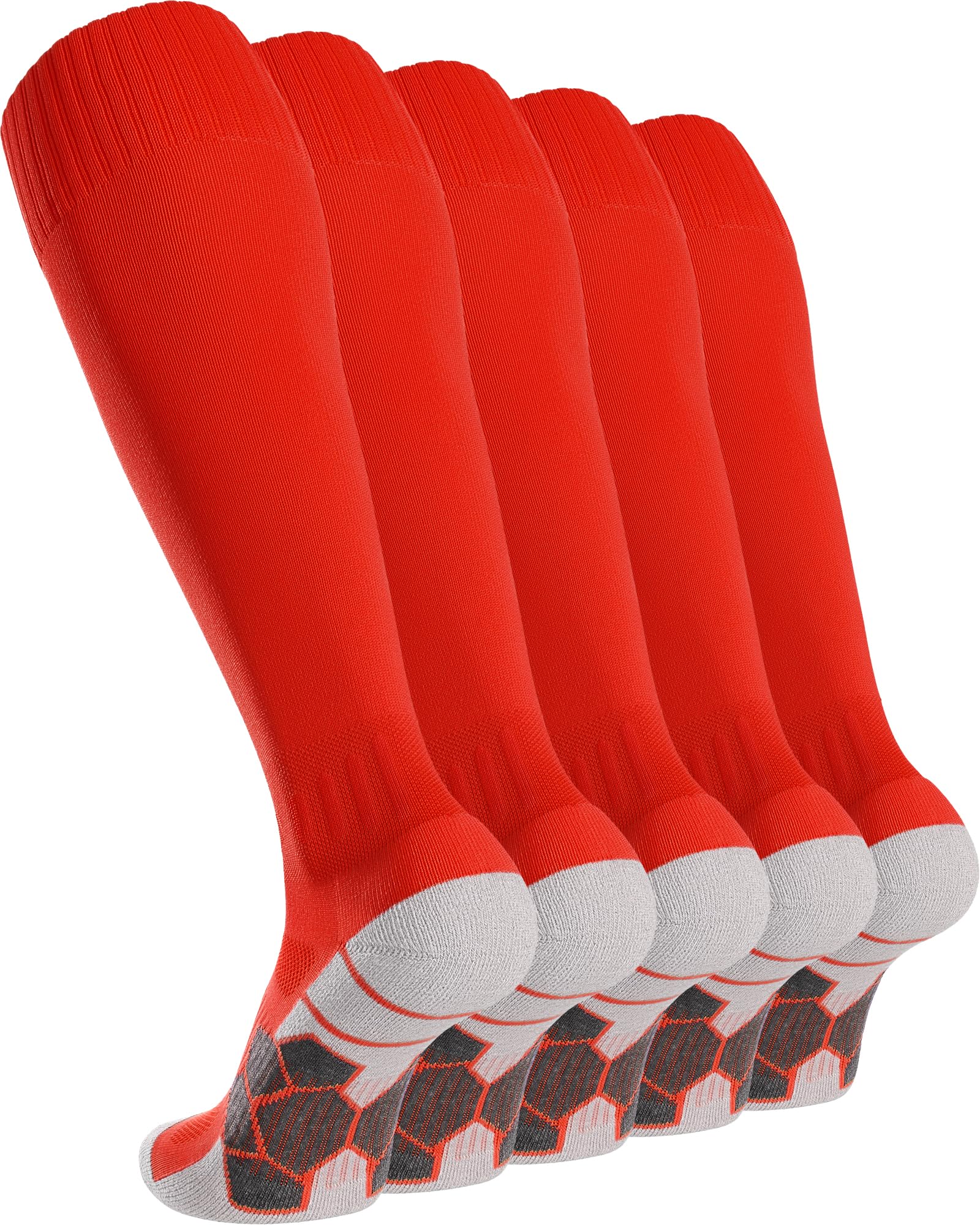 APTESOL Soccer Socks Knee High Team Sport Socks for Kids Youth Adult