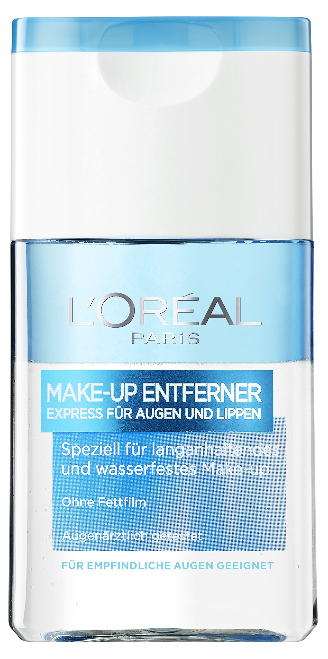 L'Oréal Paris Dermo Expertise Reinigung Augen-Make-Up-Entferner waterproof, 6er pack (6 x 125 ml)