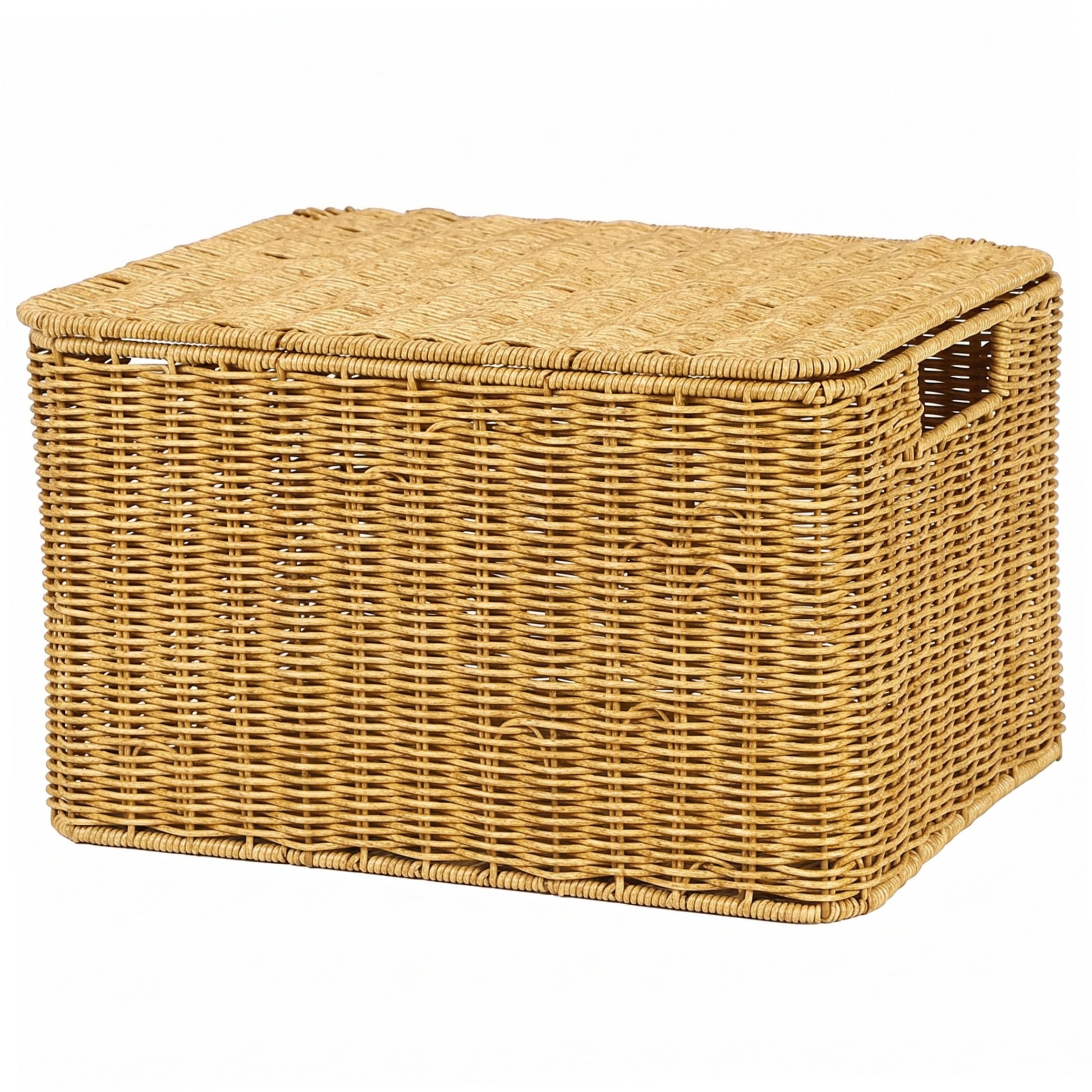 Cesta para libros antipolvo con tapa y soporte de suelo floral