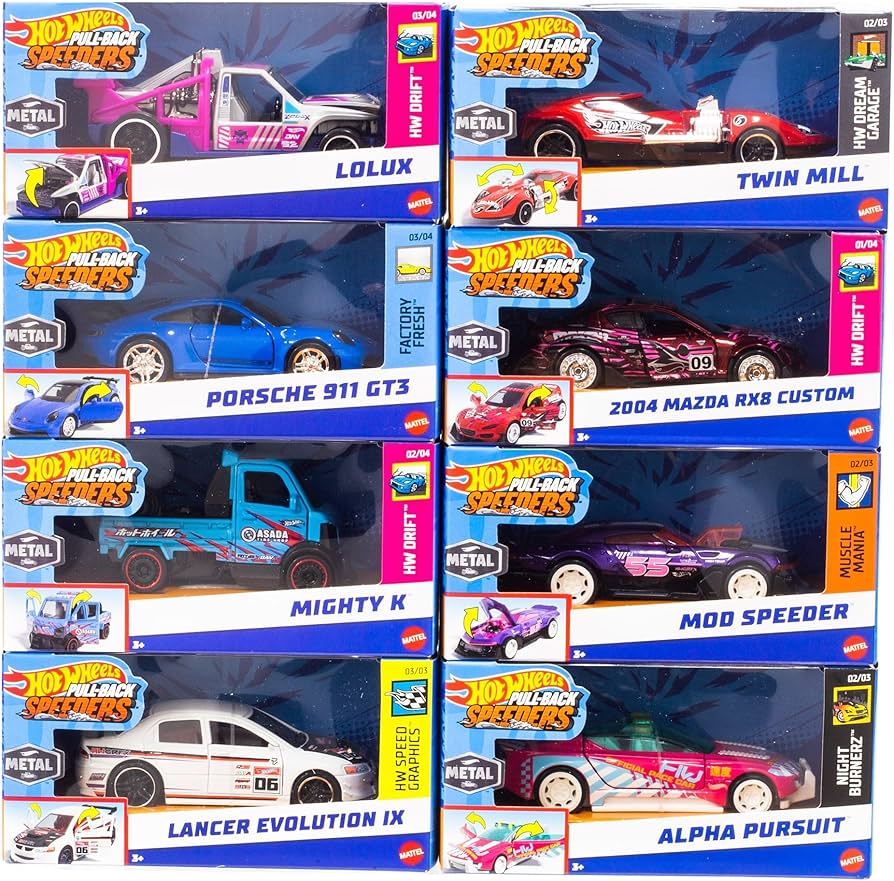 Amazon | Mattel HPT04 XLVS Assorted Pull-Back Speeders Toy Car Amazon | Mattel HPT04 XLVS Assorted Pull-Back Speeders Toy Car