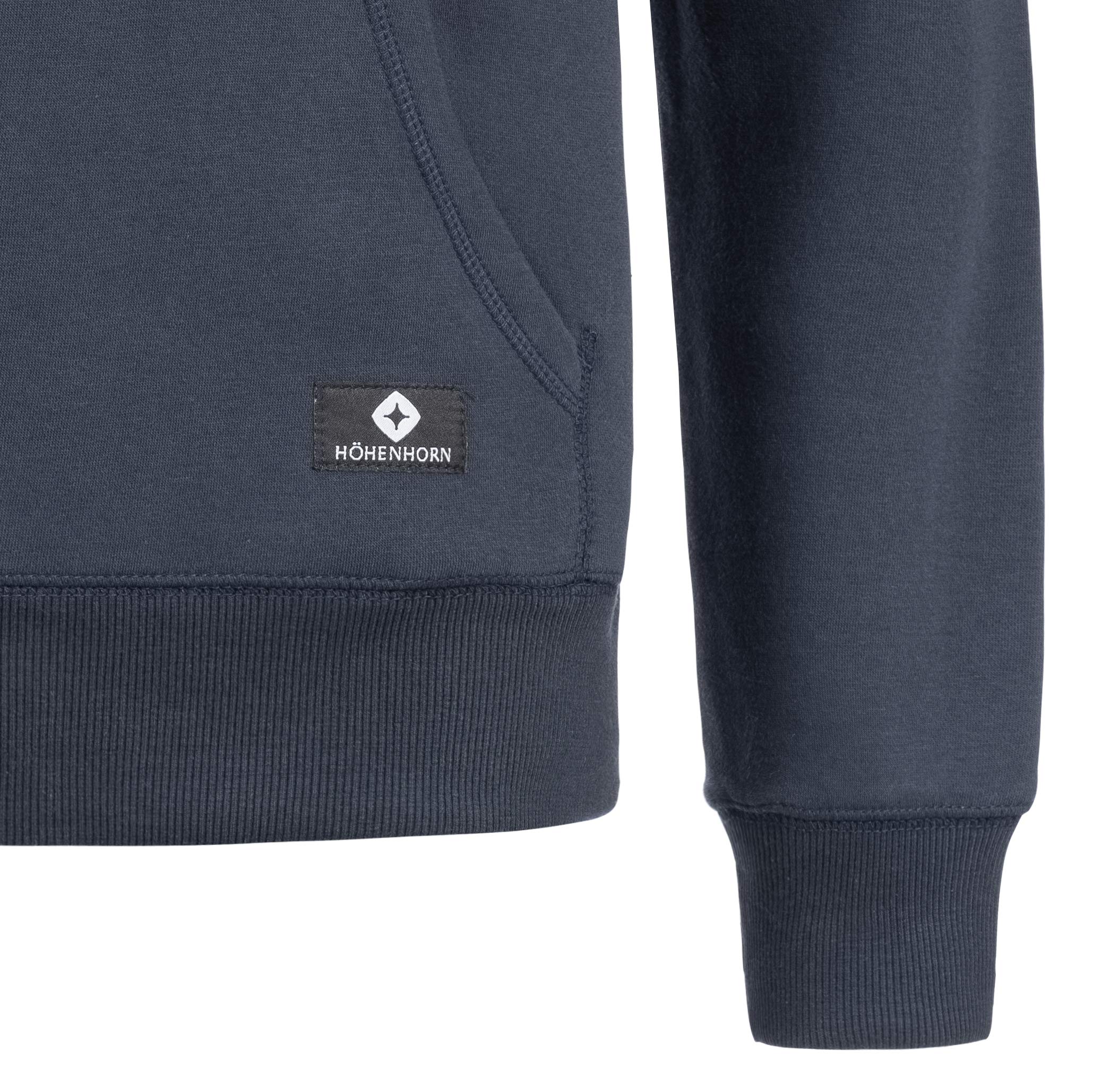 Höhenhorn Janga Hoodie Herren Kapuzen Pullover Hoody Sweatshirt aus Hochwertiger Baumwolle