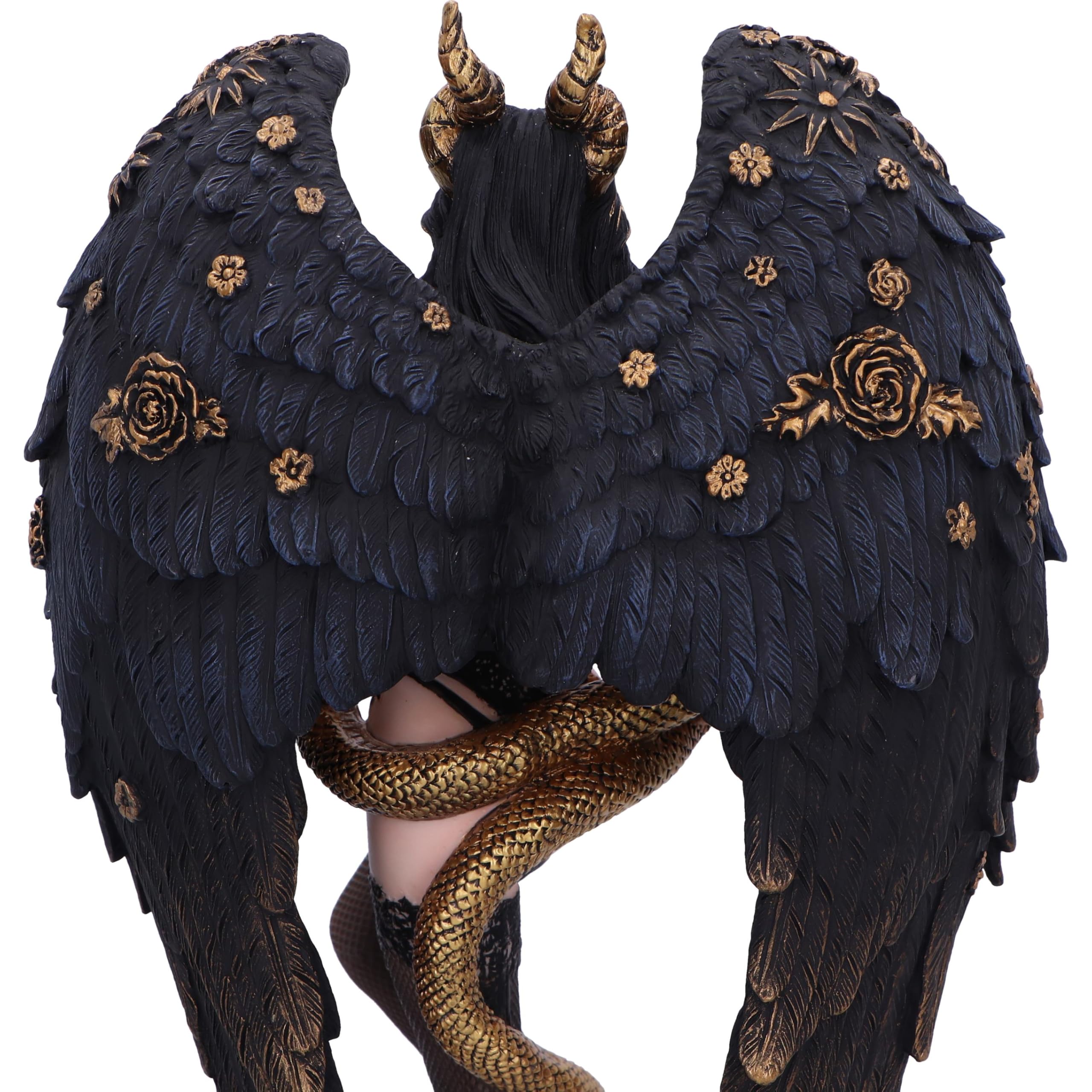 Nemesis Now Lilith - Figura Decorativa de la Primera tentadora de 25,5 cm, Resina, Negra, fundida en la Mejor Resina, Pintada a Mano por Expertos