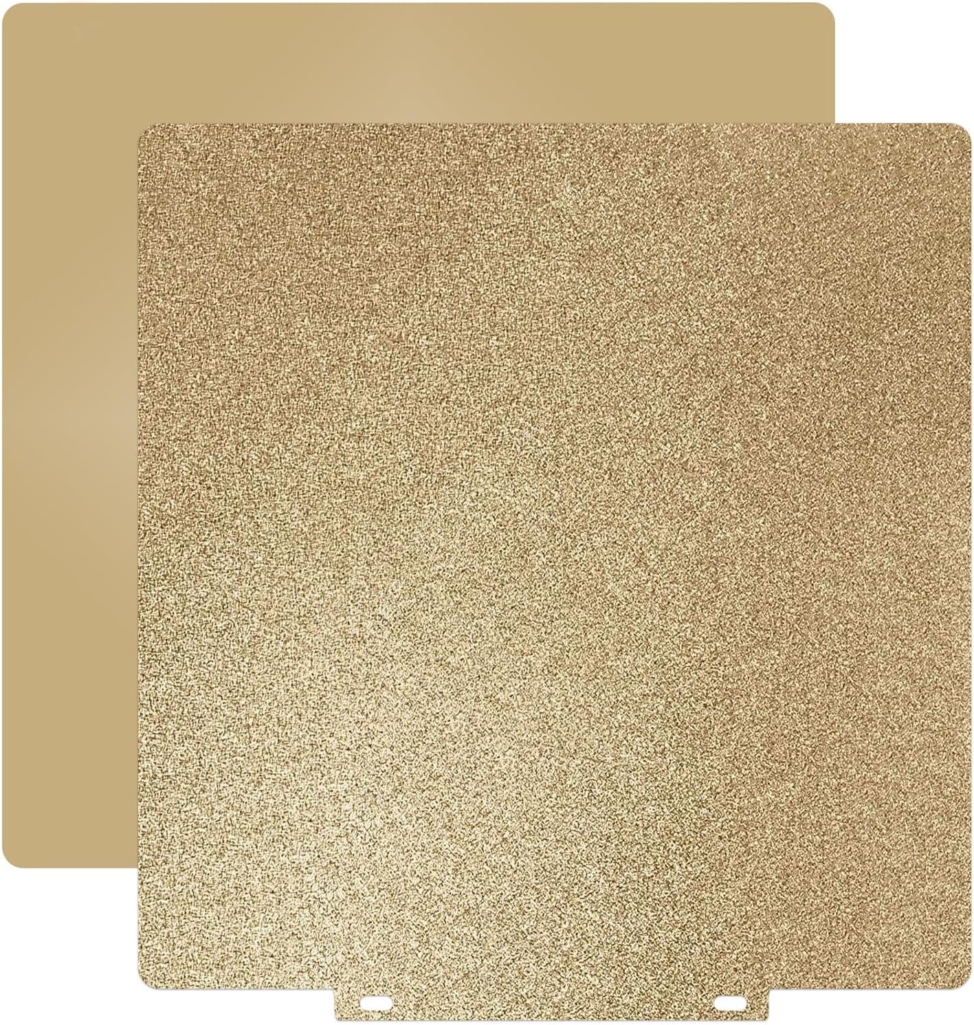 Double Sided Textured PEI Sheet+Smooth PEI Build Plate for Ankermake M5, PEI Spring Steel Sheet Flexible Print Bed Removable Surface Platform for 250 * 250mm Size 3D Printers