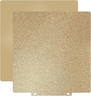 CCTREE PEI Spring Steel Flex Plate for Ankermake M5,250 x 250MM PEI Sheet, Double-Sided Smooth/Textured PEI Powder-Coated Sheet,3D Printer PEI Build Plate Sheet Hotbed Surface Platform Mat Replacement