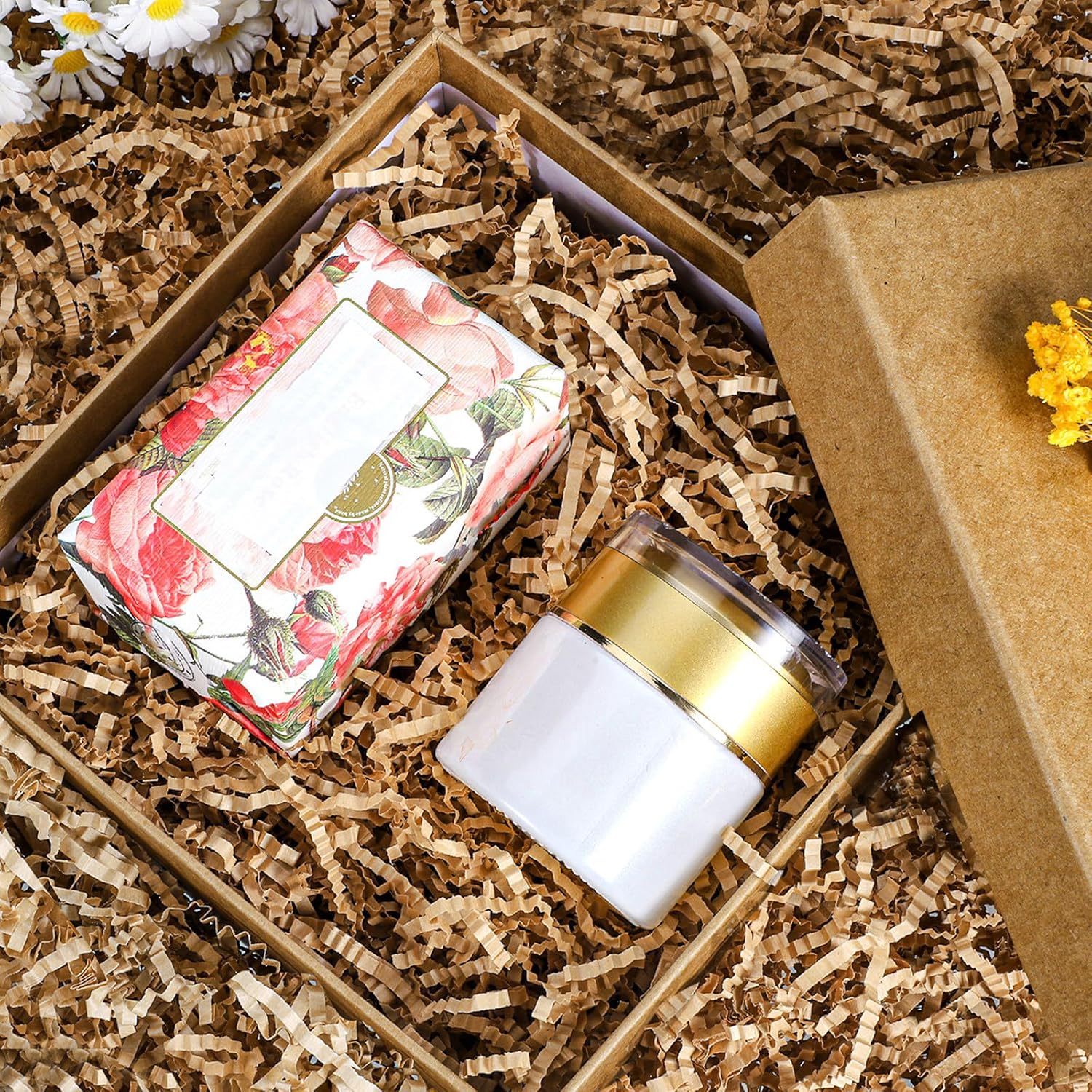 woric 2 LB Crinkle Cut Paper Shred Filler, Brown Crinkle Paper Basket Filler Shredded Paper Stuffing for Gift Baskets Box Filling Valentines Day Birthday Baby Shower Wedding - Image 3