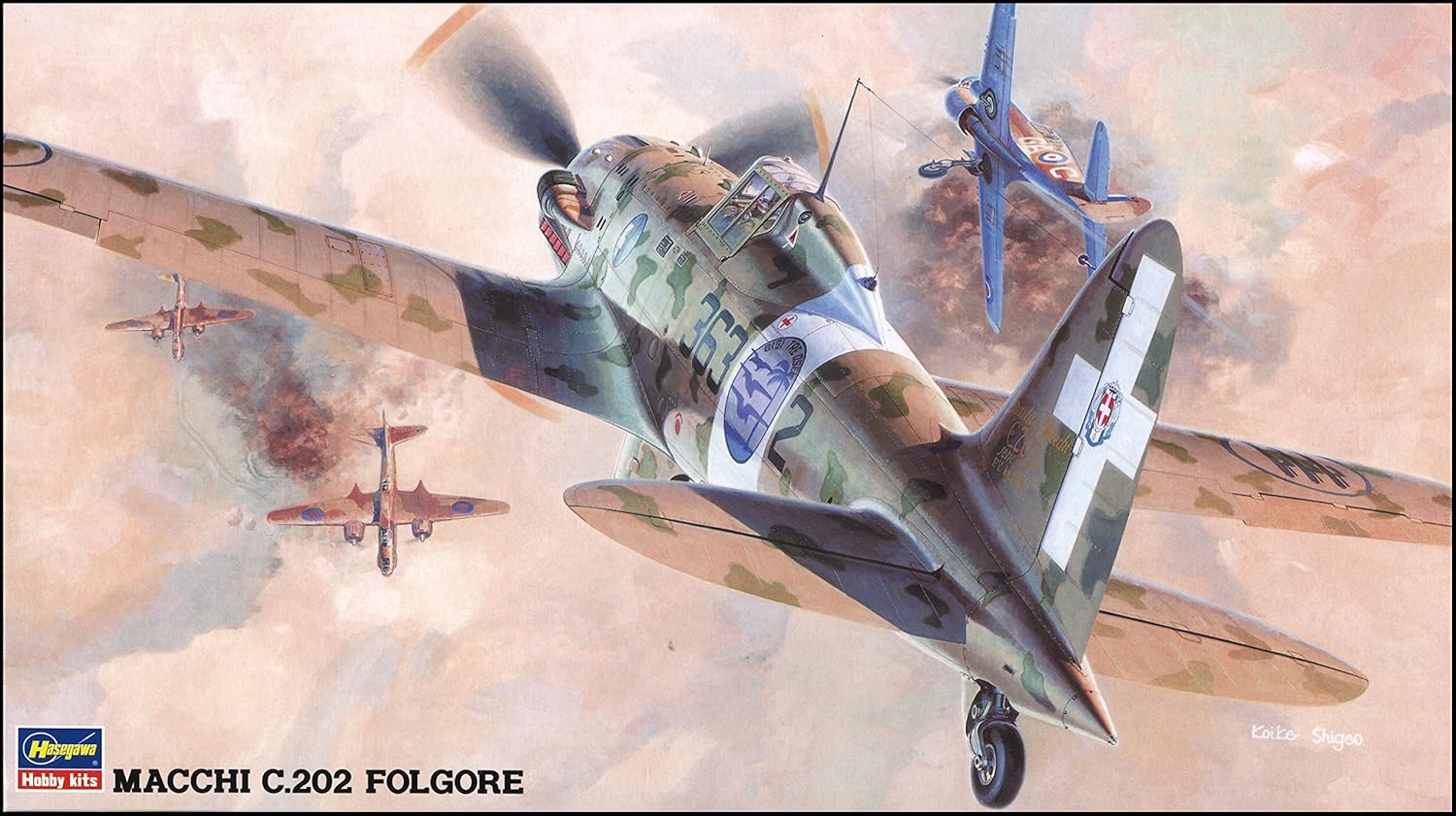 Hasegawa 1:48 Scale Macchi C202 Folgore Model Kit
