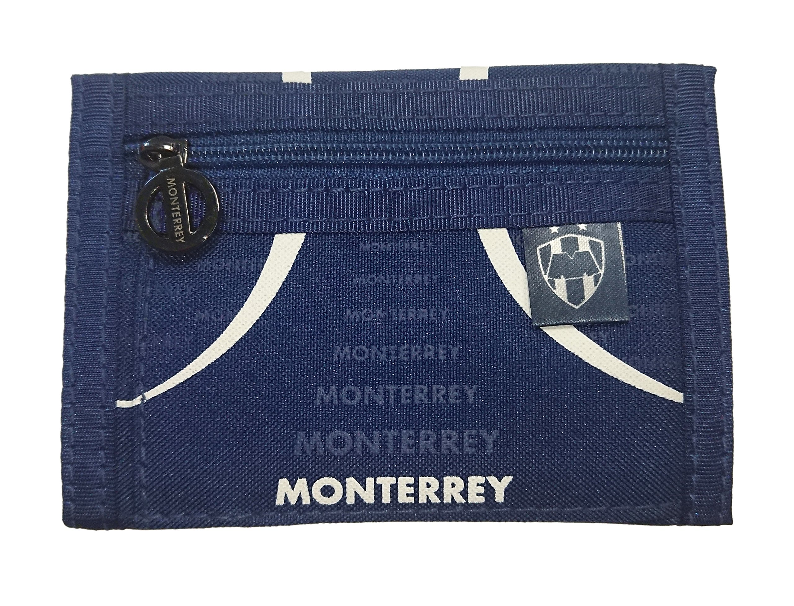 Monterrey Oficial Rinhox Wallet color Blue Hook-and-oop fastener