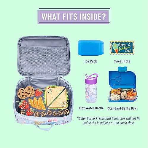 Miniatura 3 de Wildkin Lonchera aislada para niños y niñas, tamaño perfecto para empaquetar aperitivos calientes o fríos para la escuela y los viajes, los patrones