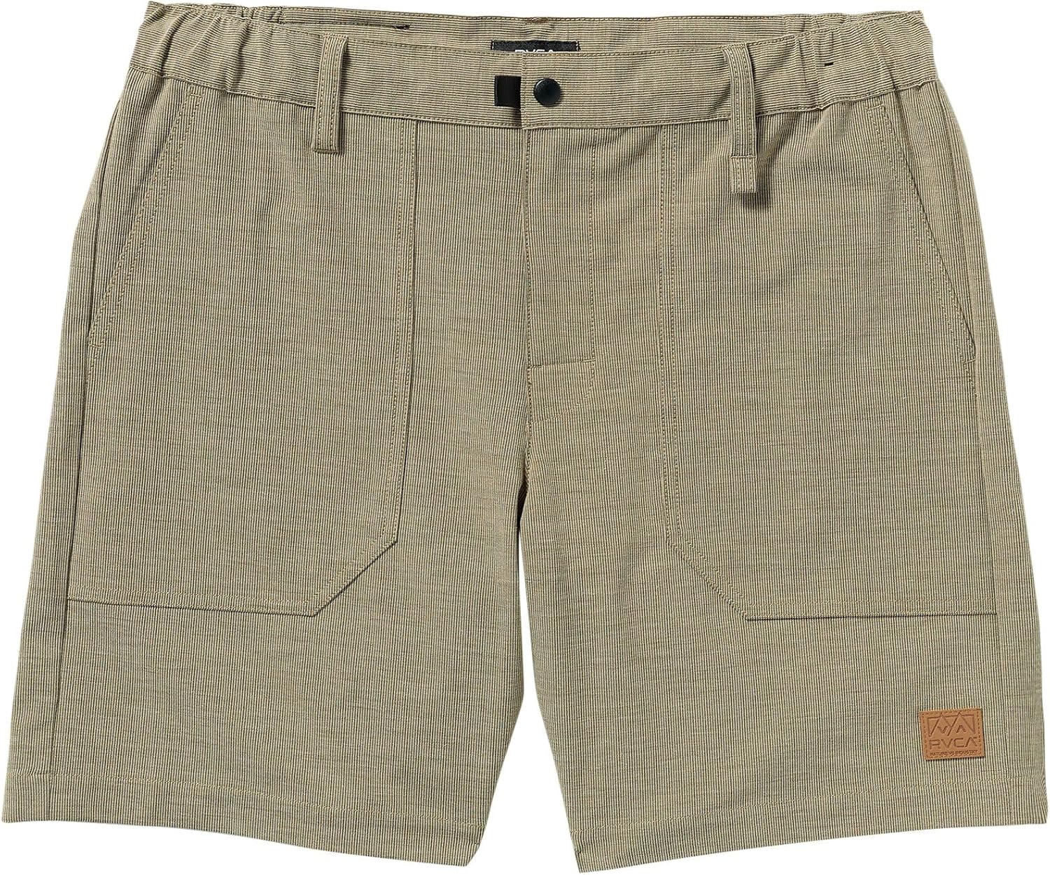 RVCA Mens 4-Way Stretch Elastic Waist 18 Inch Hybrid Short