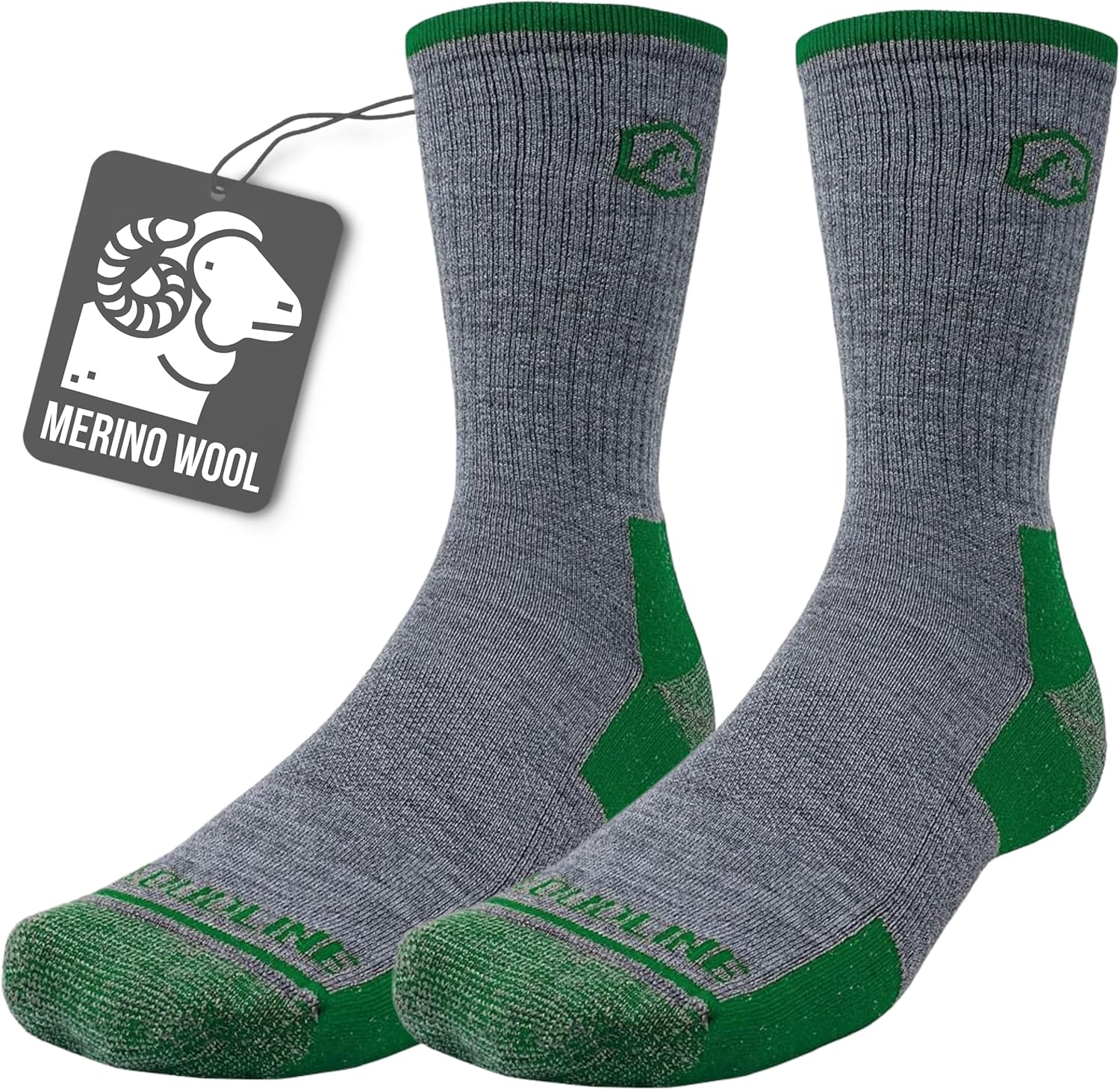 CloudLine - Merino Wool Hiking Socks for Men & Women - Light Cushioned, Merino Wool, Seamless, Moisture Wicking & Breathable