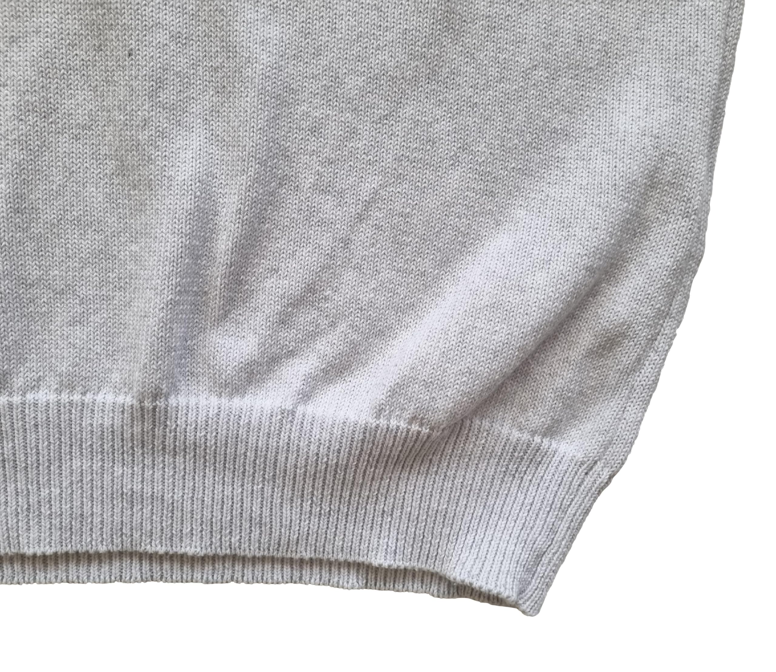 Stone Island Maglione in Cotone da Uomo 8015528D3 V0M64 Melange Grigio