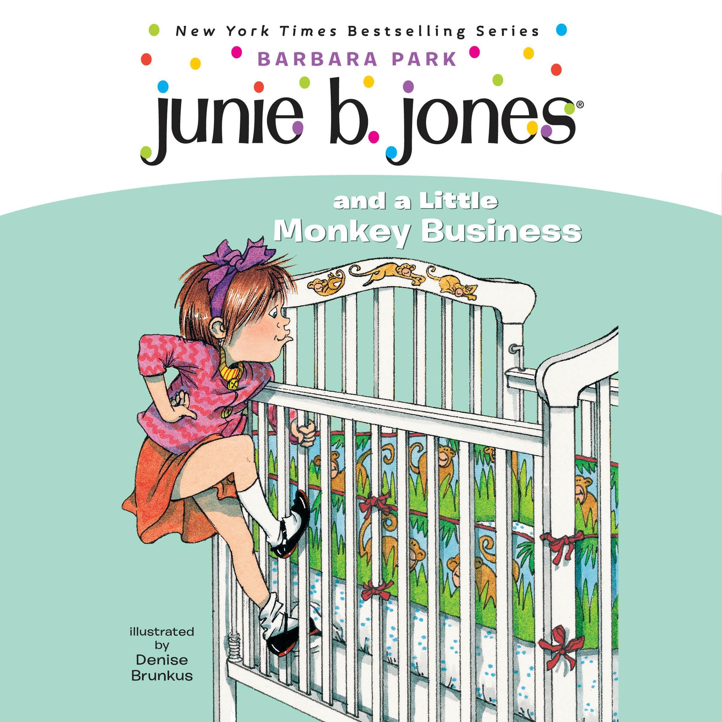 Cover art for Junie B. Jones and a Little Monkey Business