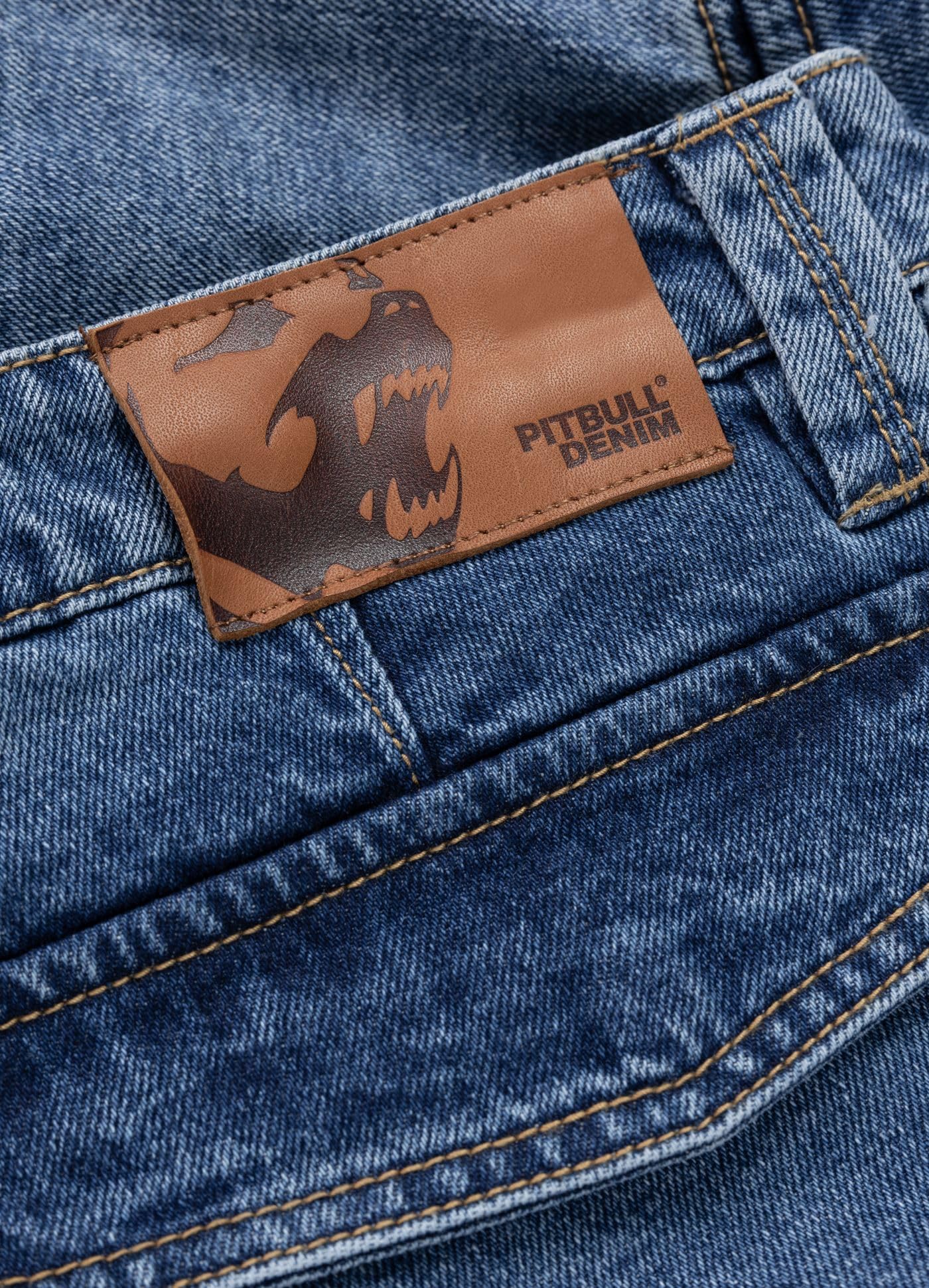 PITBULL Herren Jeans Shorts STRANDWAY Cargo Shorts Männer Denim Bermuda Regular Fit mit Washed-Effekt und Cargotaschen