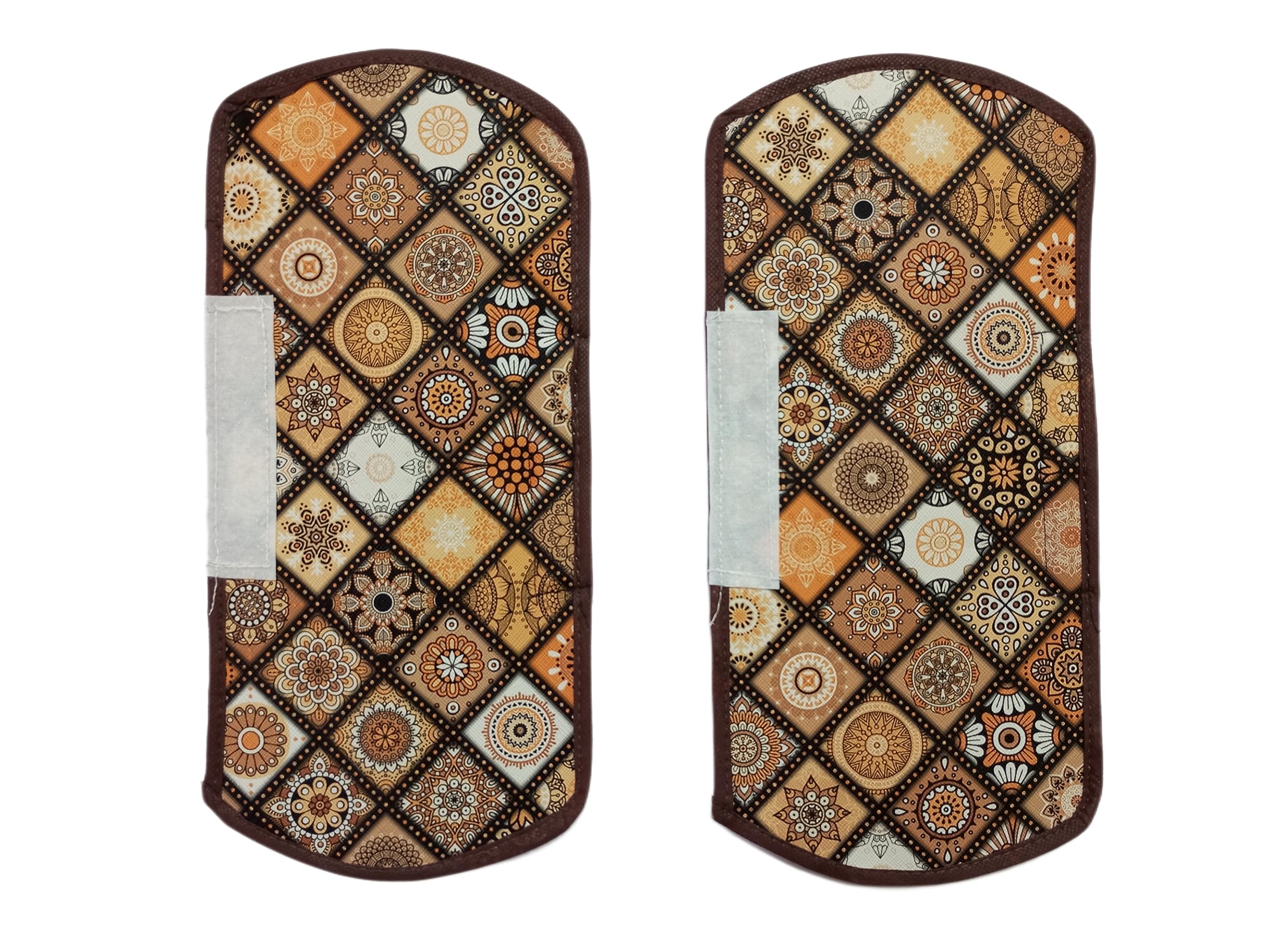 SA Handlooms Fridge Handle Cover for Refrigerators/Oven/Microwave/Single/Double/Doors | Rangoli Design Cover, Made of Rexine-(6x12 Inches,Set of 2) (Yellow) (B0CDPSNNCV) Amazon Price History, Amazon Price Tracker