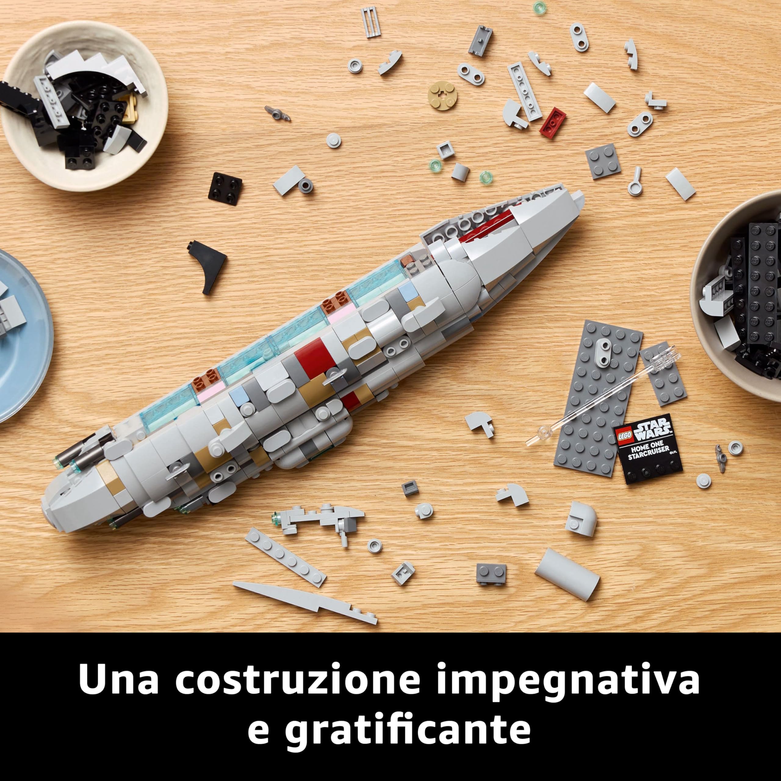 LEGO Star Wars 75405 Starcruiser Home One, Modellino da Costruire di Astronave da Collezione con Fregata Medica Nebulon-B, Idea Regalo di Compleanno per Adulti, Uomo e Donna da Il Ritorno dello Jedi