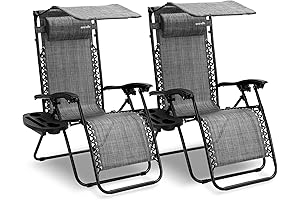 SereneLife Zero Gravity Trampoline Chair for Relaxation and Comfort